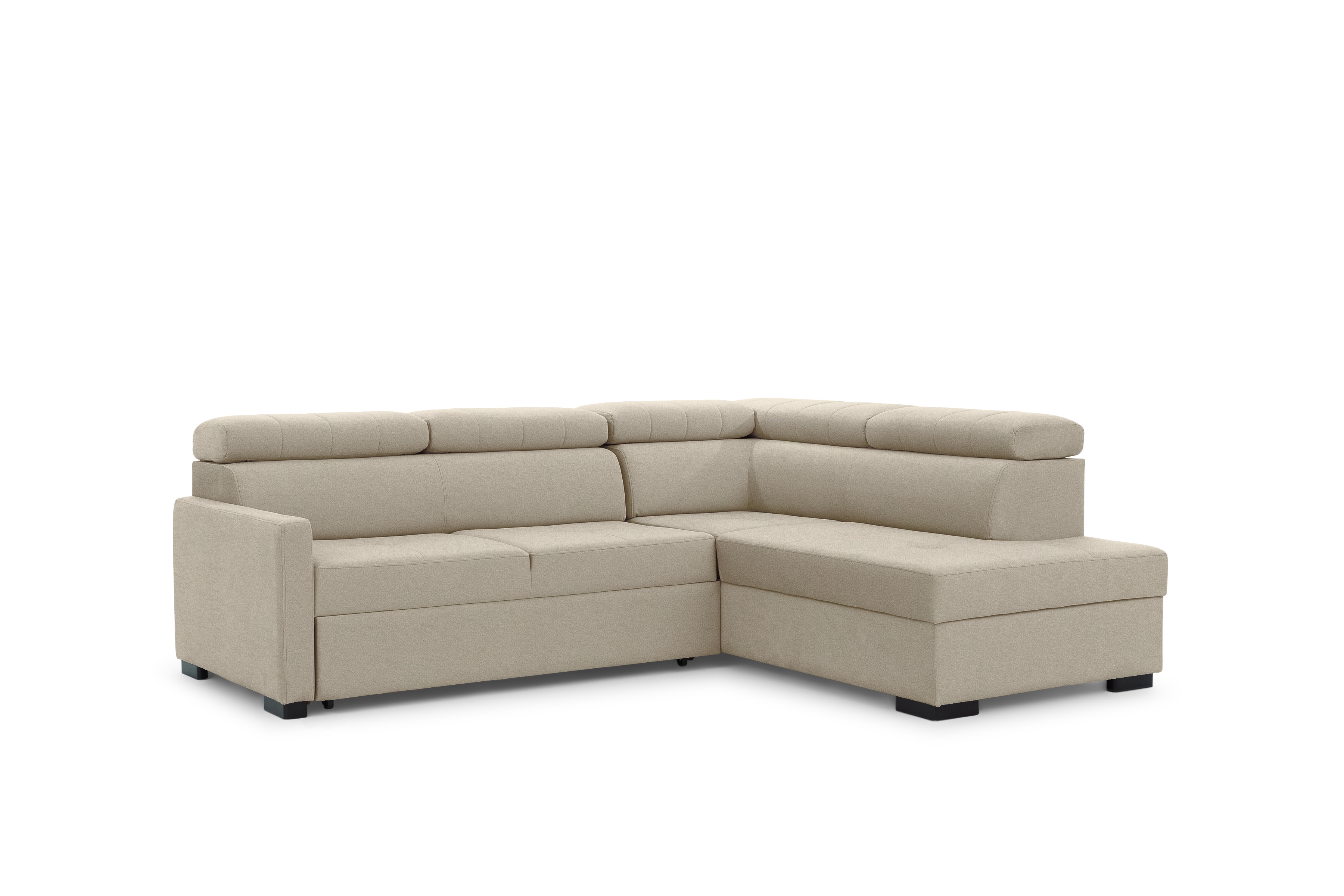 Rozkládací rohová sedací souprava Taremo L pravá – krémová Ado 1601 Halva Rohová sedací souprava Taremo L rozkládací pravá - kremowa plecionka Ado 1601 Halva