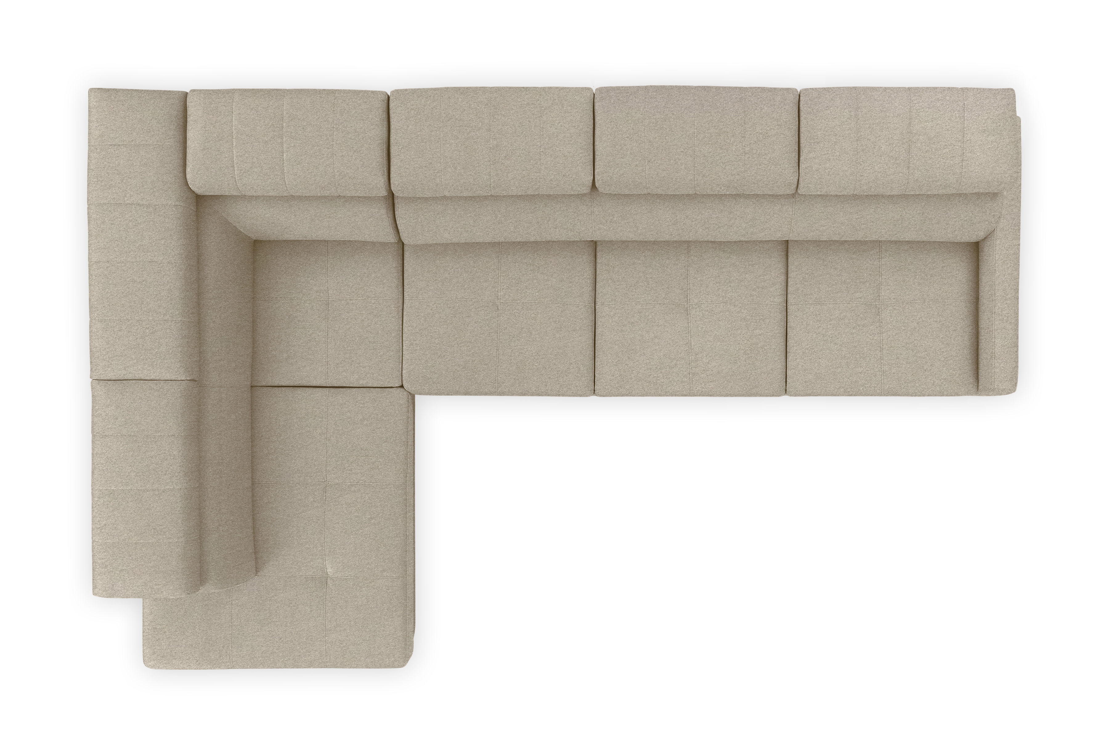 Rozkladacia rohová sedacia súprava Taremo Maxi ľavá - krémová pletenina Ado 1601 Halva Rohová sedacia súprava Taremo Maxi s funkciou spánku Ľavá strana - kremowa plecionka Ado 1601 Halva