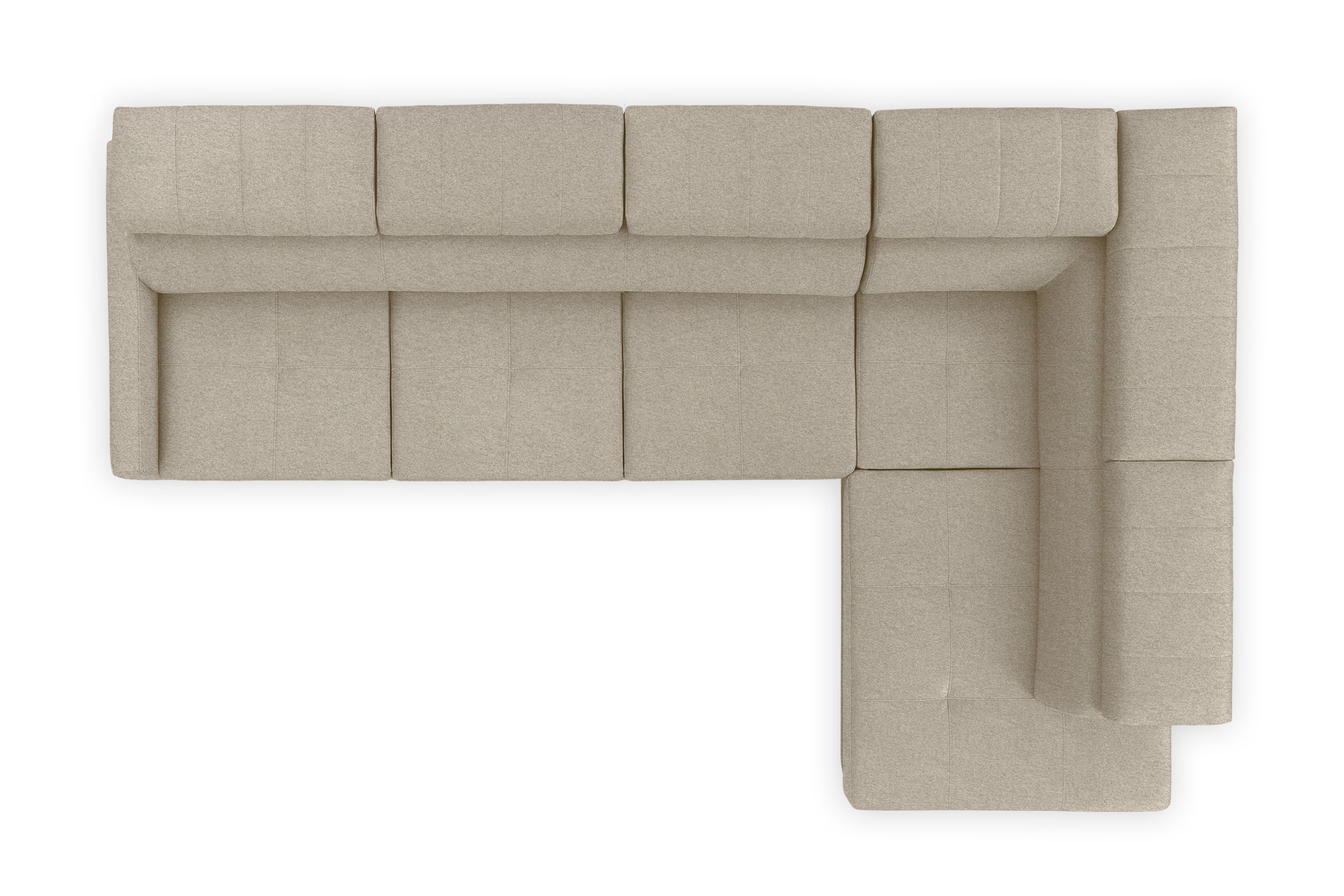 Rozkládací rohová sedací souprava Taremo Maxi pravá – krémová Ado 1601 Halva Rohová sedací souprava Taremo Maxi rozkládací pravá - kremowa plecionka Ado 1601 Halva