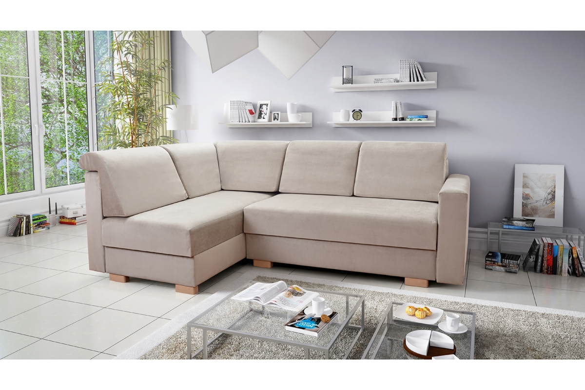 Rozkládací rohová sedací souprava Sevio Moderní rohová sedací souprava do duzego salonu