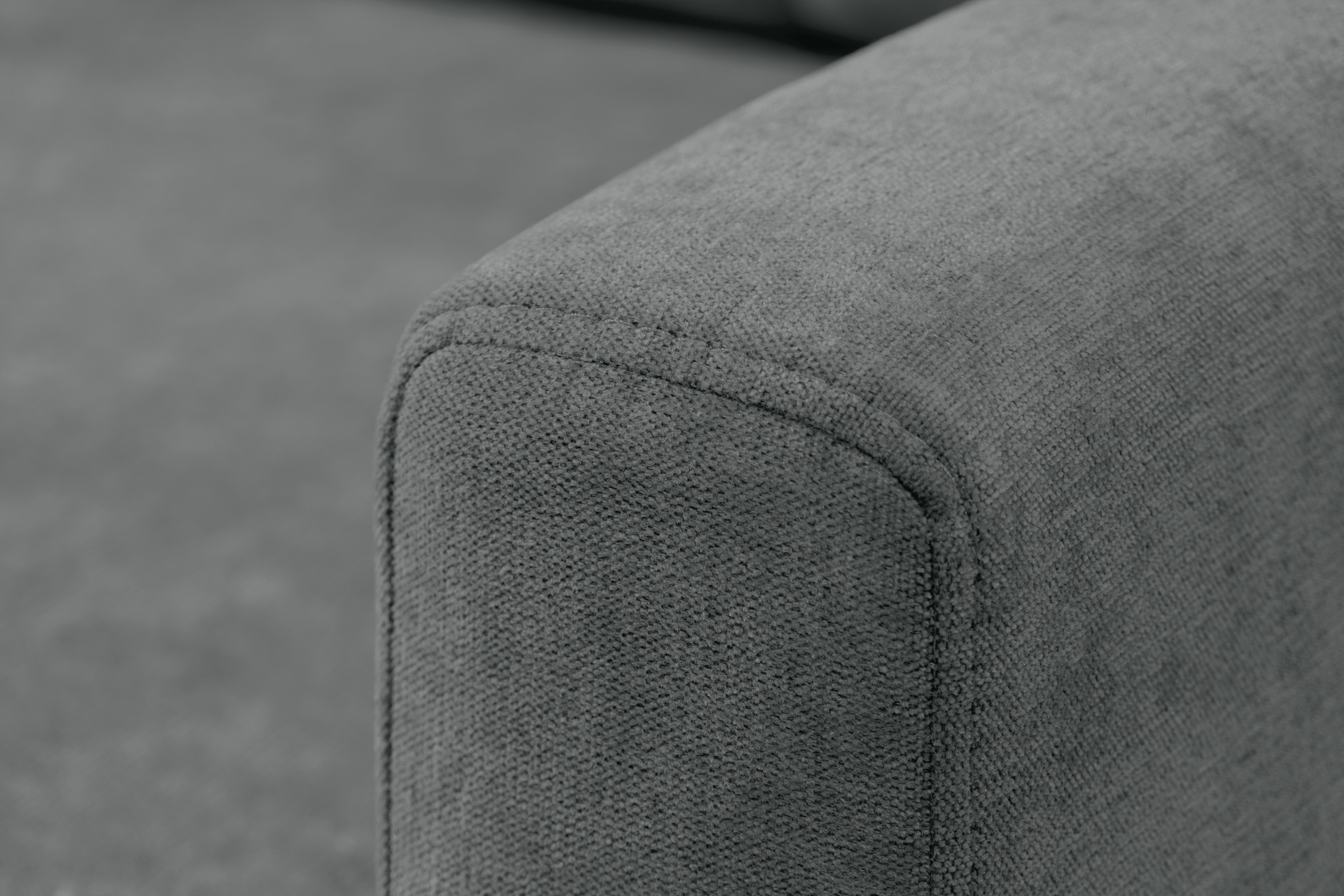 Rozkladacia rohová sedačka Vario univerzálna - sivá žinylka Wind 89 Rohová sedacia súprava Vario s funkciou spánku uniwersalny prawo/Ľavá strana - šedý šenil Wind 89