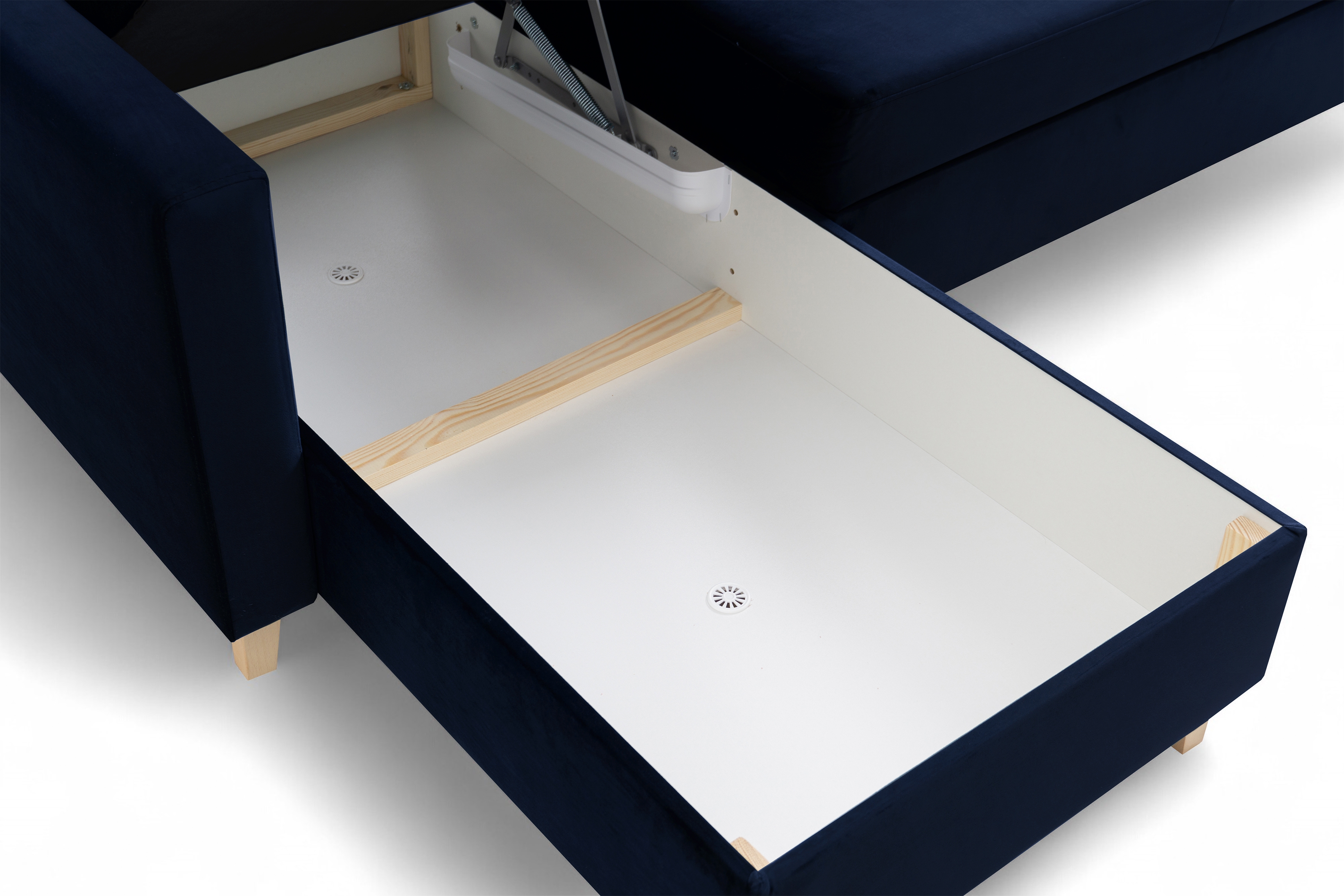 Rozkladacia rohová sedačka Vario univerzálna - zelený velúr Bluvel 78 Rohová sedacia súprava Vario s funkciou spánku uniwersalny prawo/Ľavá strana - Zelený velúr Bluvel 78