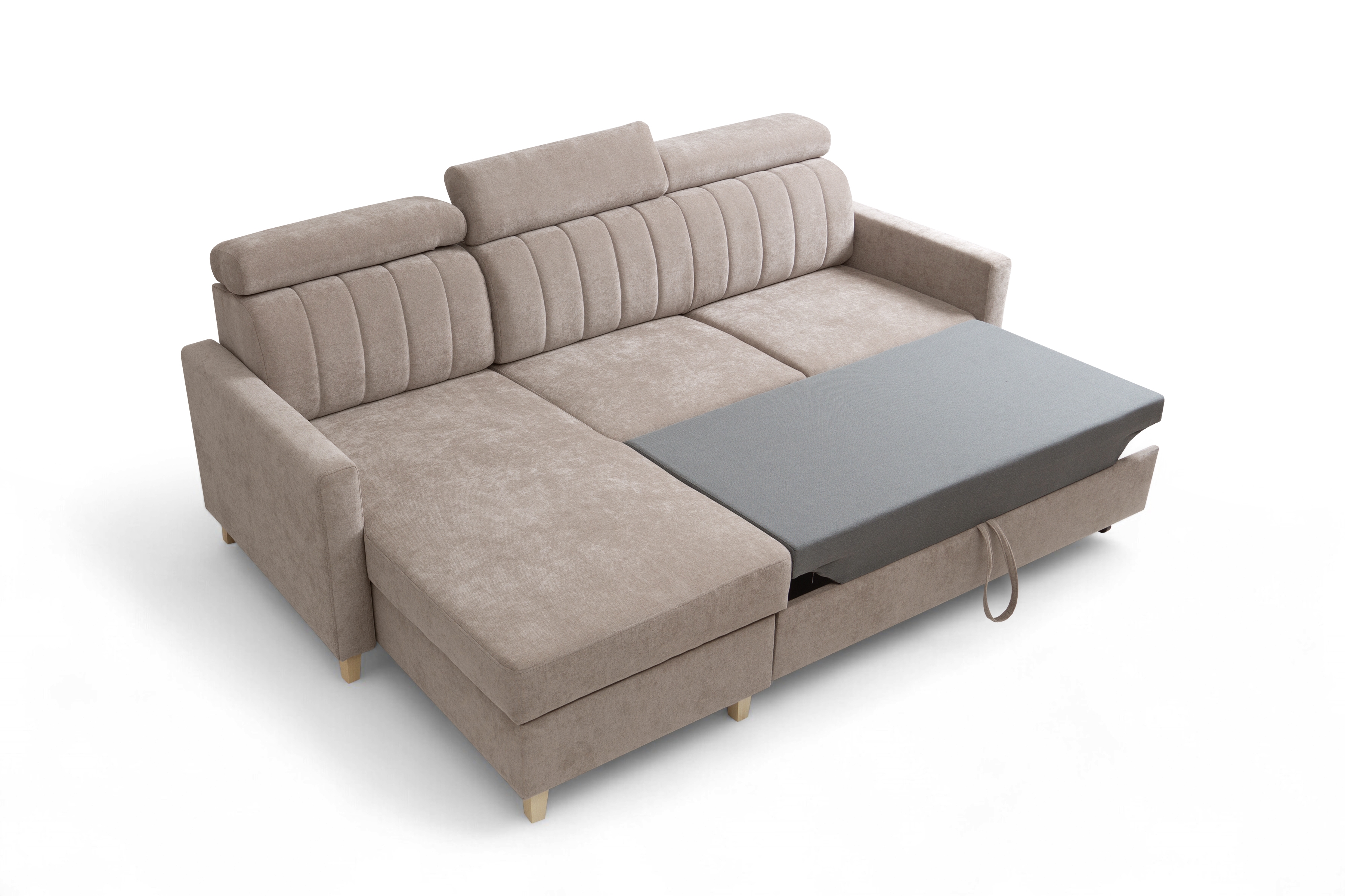 Rozkladacia rohová sedacia súprava Vario univerzálna Rohová sedacia súprava Vario s funkciou spánku uniwersalny prawo/Ľavá strana 