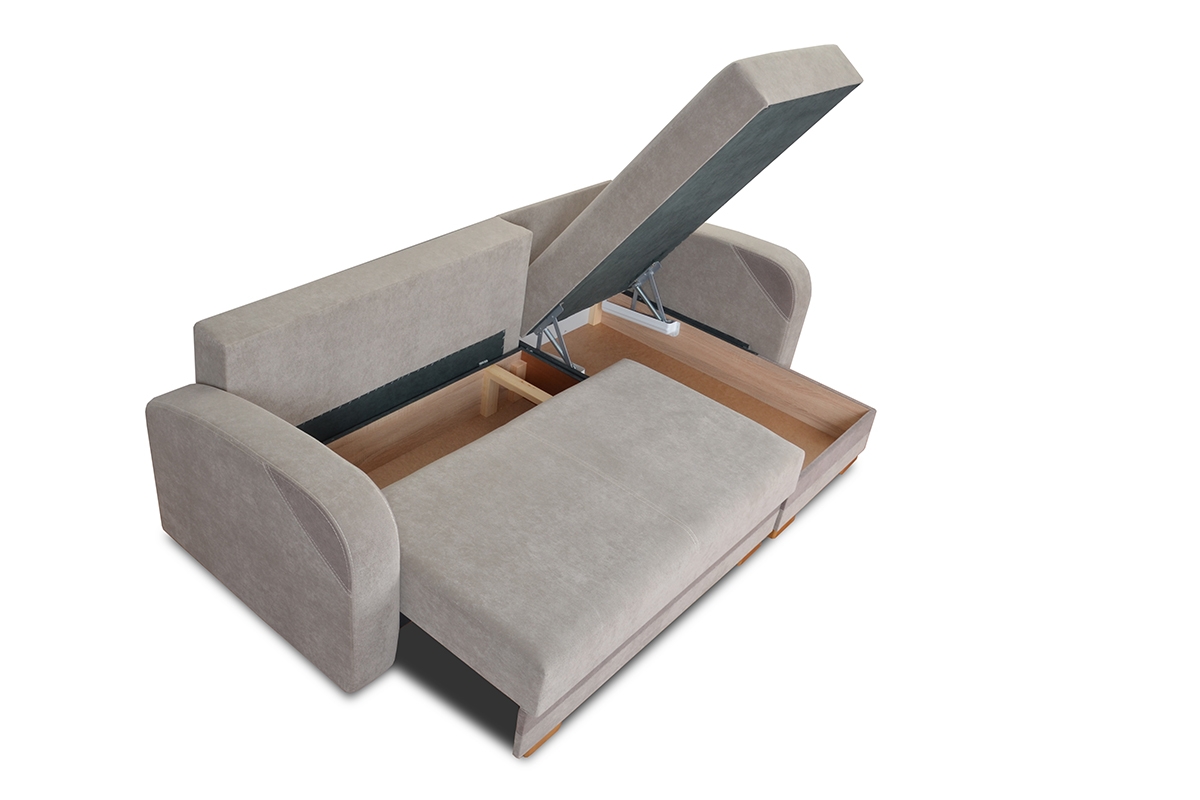 Rozkládací rohová sedací souprava Vegas Rohová sedací souprava z pojemnikami