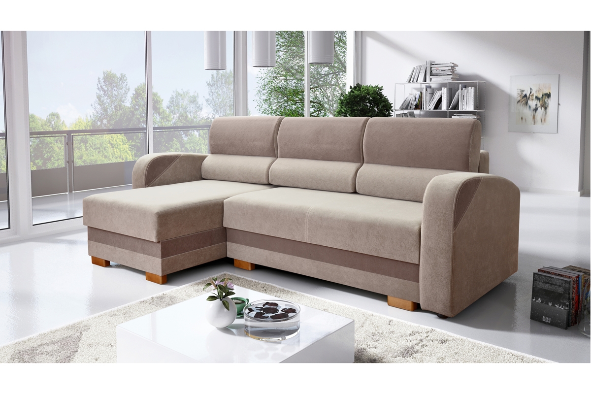 Rozkládací rohová sedací souprava Vegas Rohová sedací souprava Vegas wizualizacja