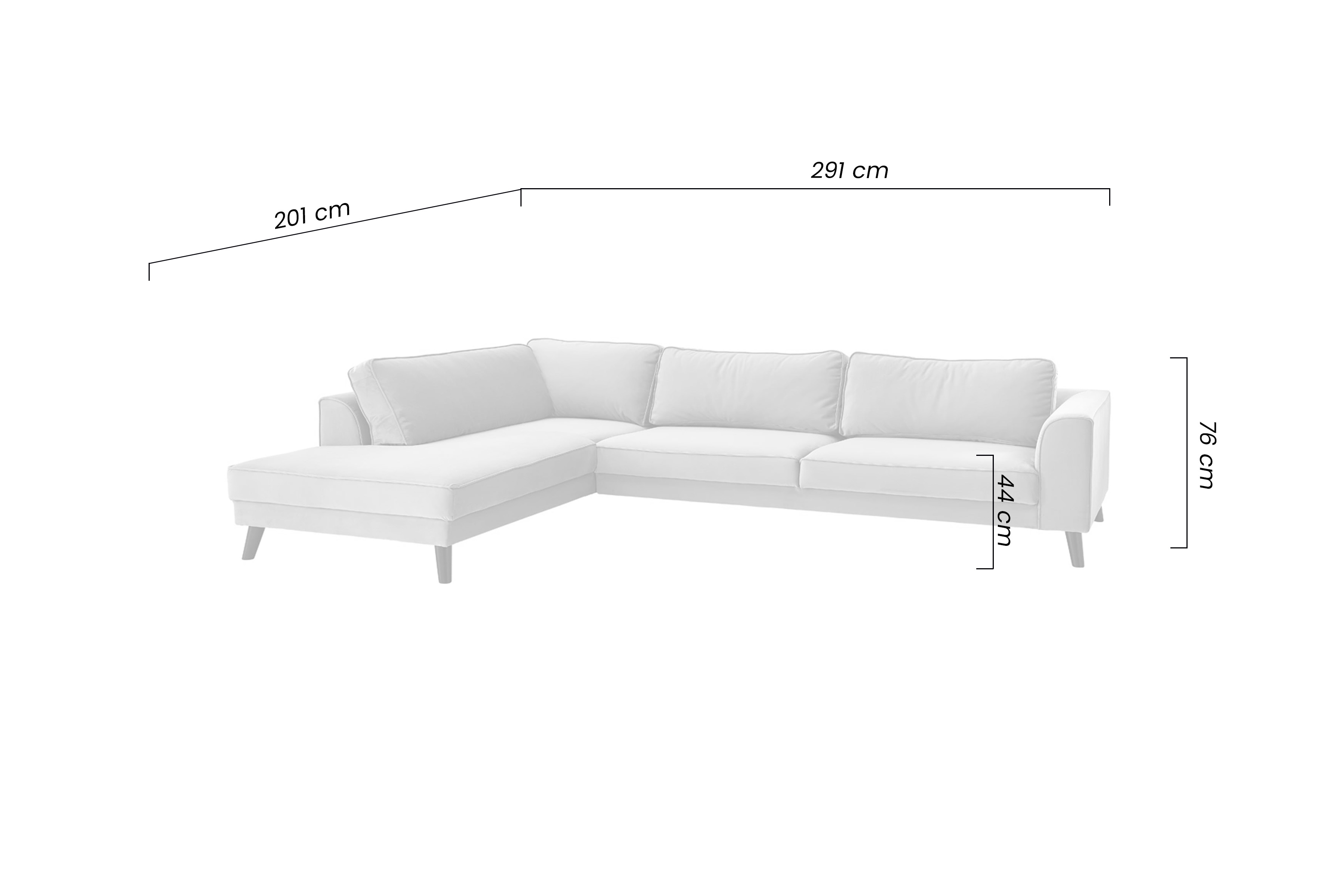 Moderná rohová sedačka Lumber Jack 3 -OTM Rohová sedacia súprava odpočinkové Lumber Jack prawotronny 291x201 cm