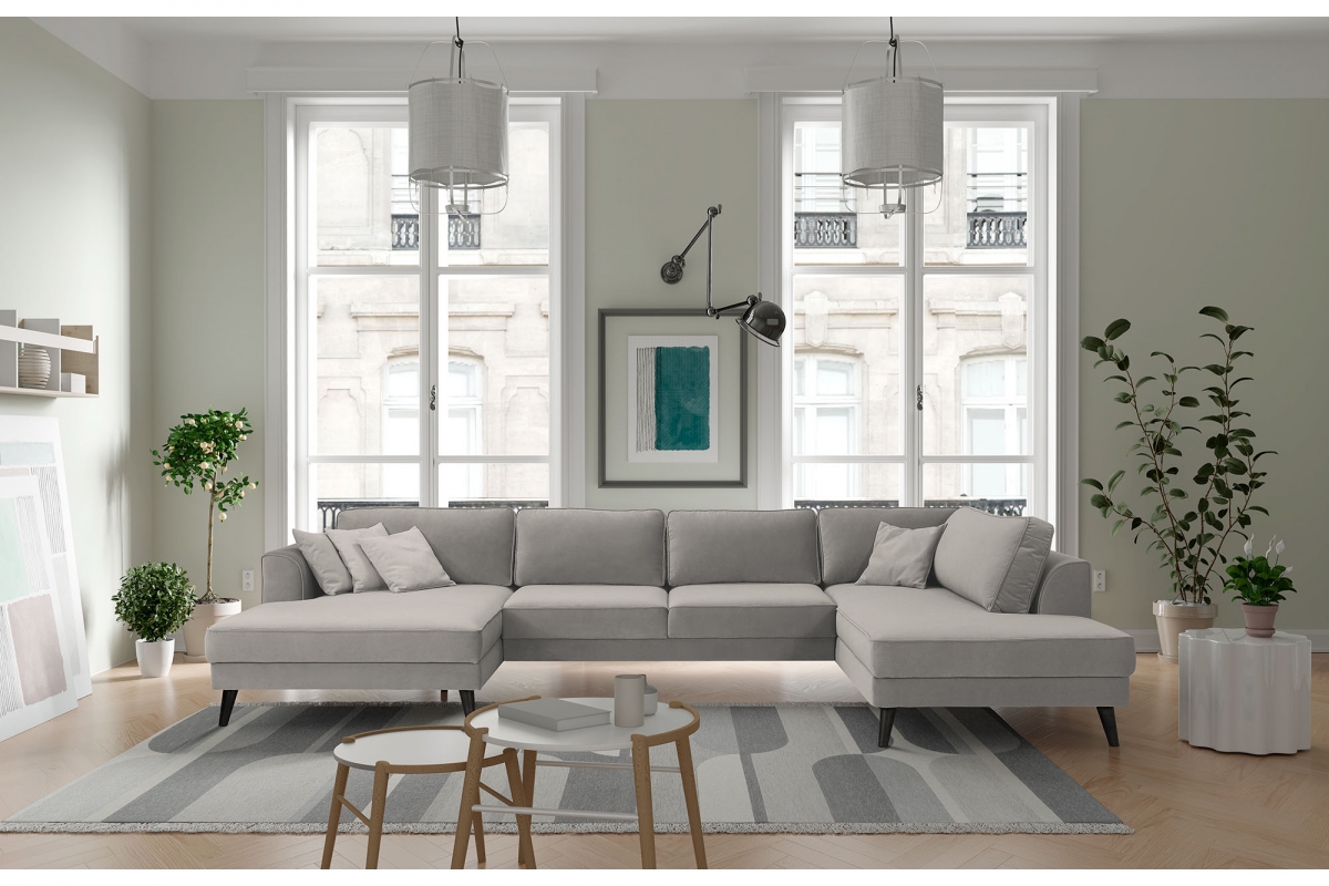 Rohová čalouněná sedací souprava Lumber Jack U pravá - 354x201 cm Rohová sedací souprava čalouněná Lumber Jack U 354x201cm pravá