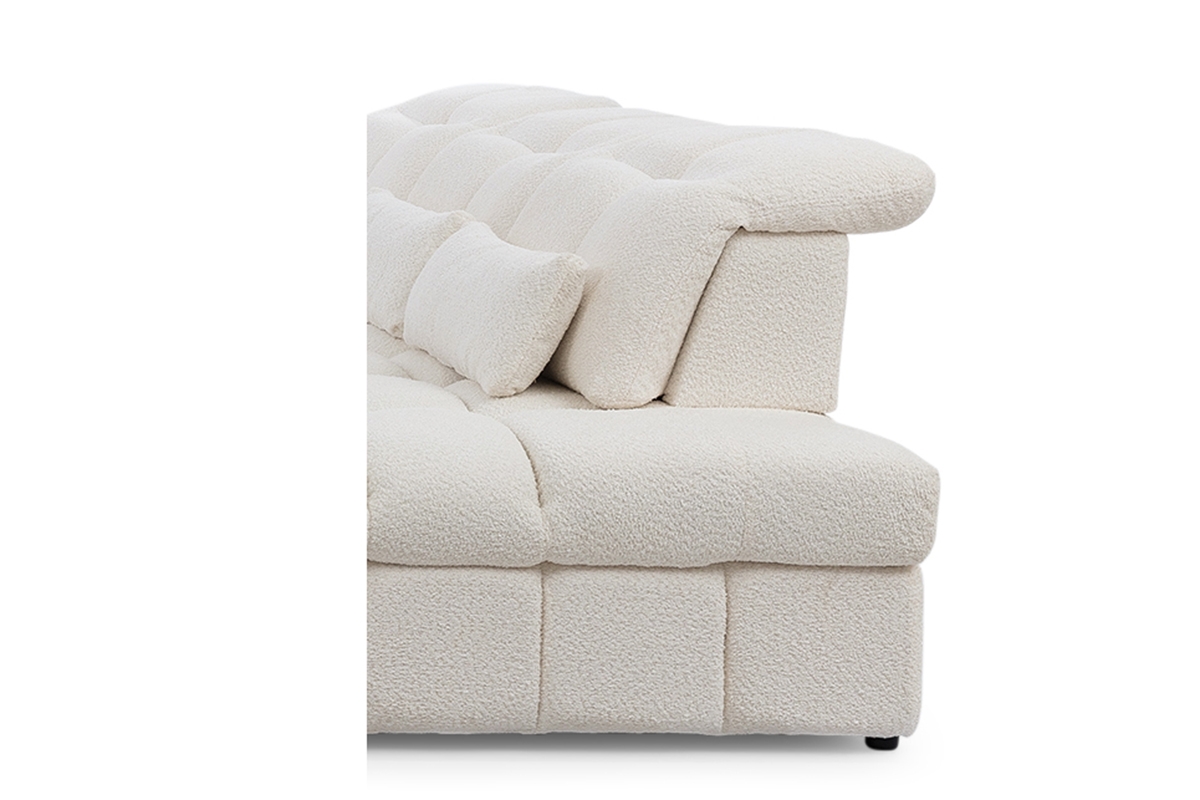 Elektrický rozkládací rohový gauč Magnelio U II Rohová sedací souprava s elektricky výsuvným sedadlem i funkce spaní Magnelio U II 