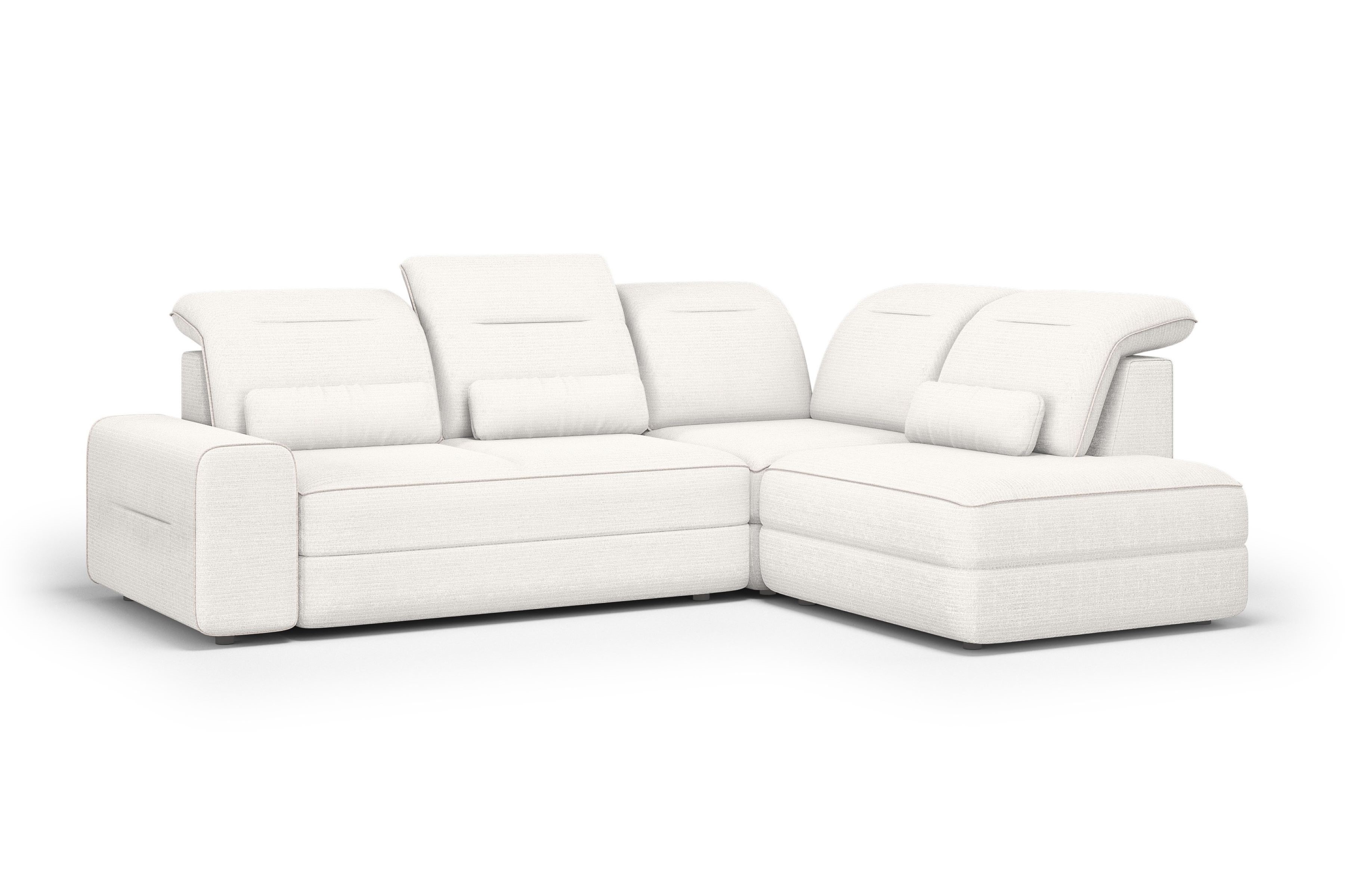 Rohová pohovka Tulia L s elektricky výsuvným sedákem Rohová sedací souprava z elektricky wysuwanym sedadlem Tulia L