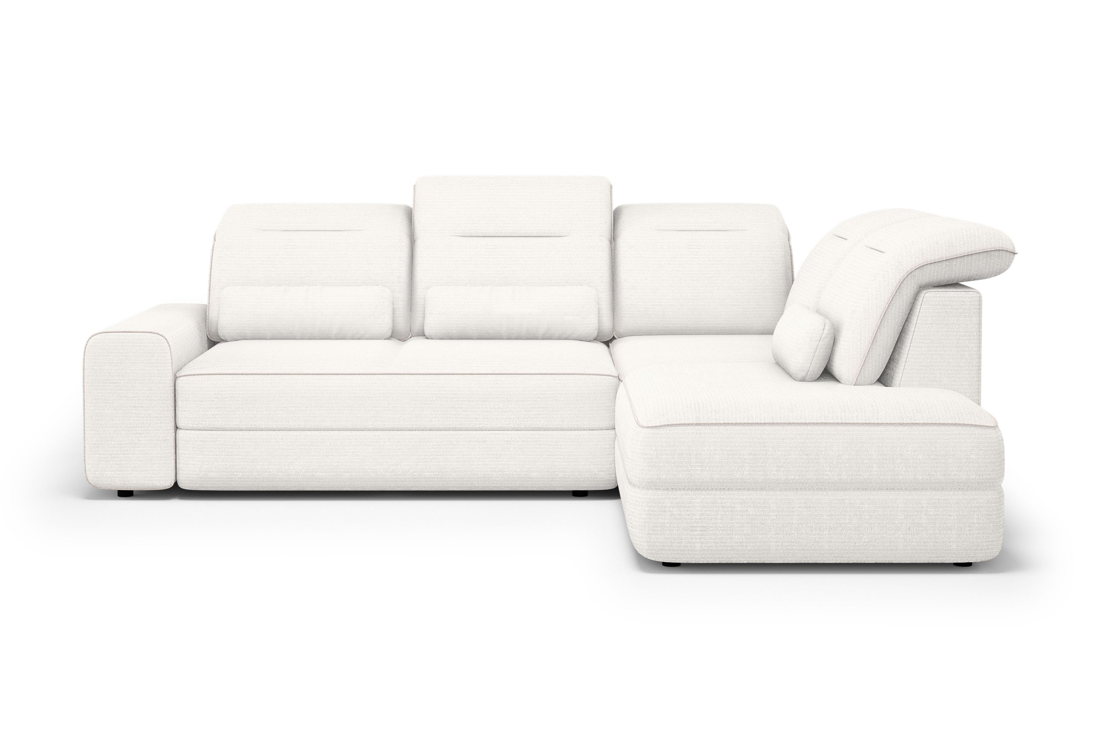 Rohová pohovka Tulia L s elektricky výsuvným sedákem Rohová sedací souprava z elektricky wysuwanym sedadlem Tulia L