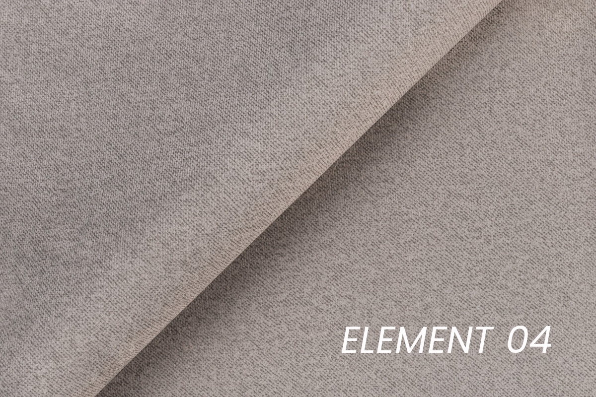 Rohová sedacia súprava Verica L Ľavá s elektrickým výsuvom - šedá / zlaté nožičky - Koncovka Série Rohová sedacia súprava s elektricky výsuvným sedákem Verica L Ľavý - šedý element 4 / zlote nožičky