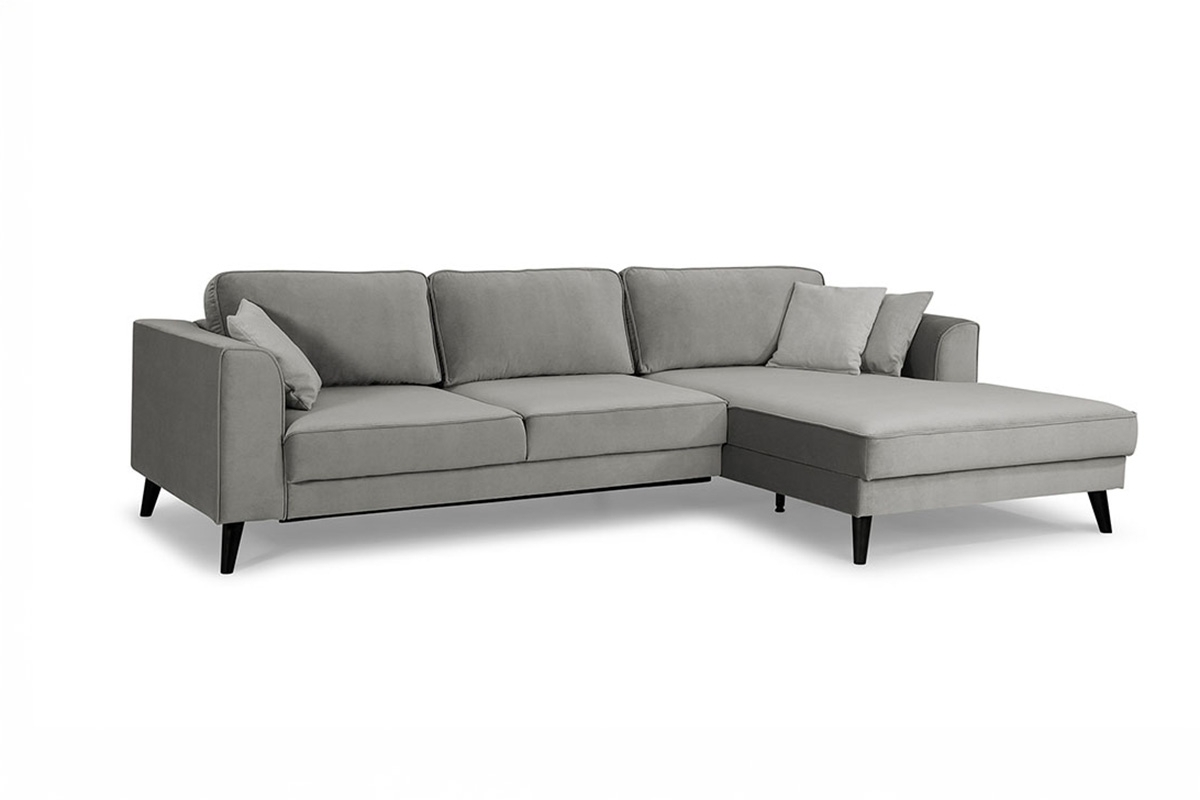 Rozkladacia rohová sedacia súprava Lumber Jack 2DL -REC/BK Rohová sedacia súprava s funkciou spania Lumber Jack pravá strana