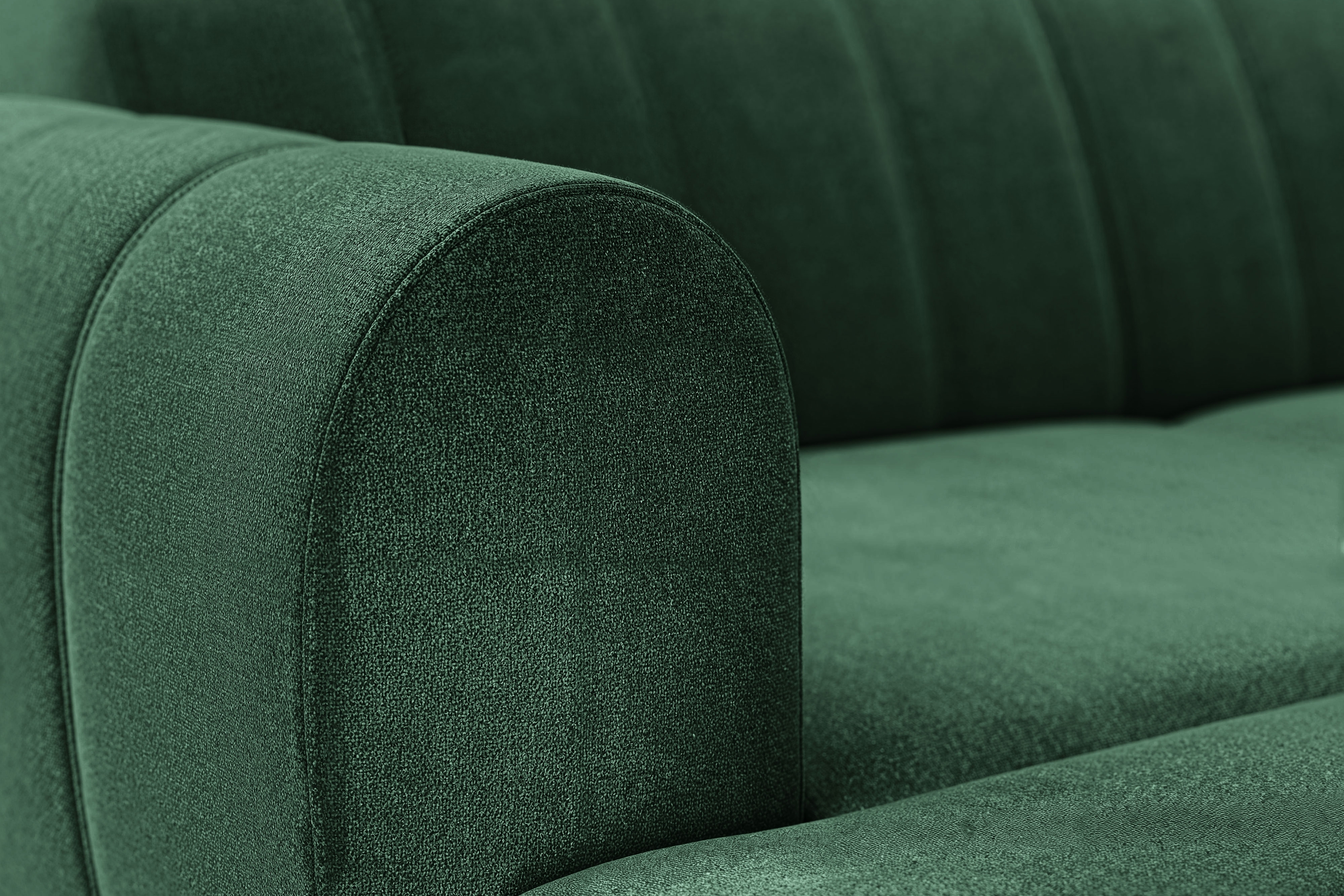 Rozkládací rohová sedací souprava Celias Mini levá - zelený samet Kronos 19 Rohová sedací souprava rozkládací Celias Mini levá - zelená samet Kronos 19