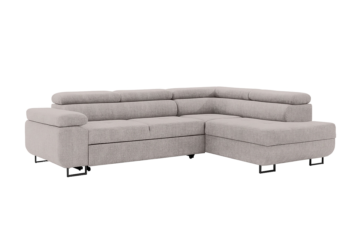 Rozkládací rohová sedací souprava Annabelle L - černé nožky Rohová sedací souprava rozkládací Annabelle L / Nohy černá