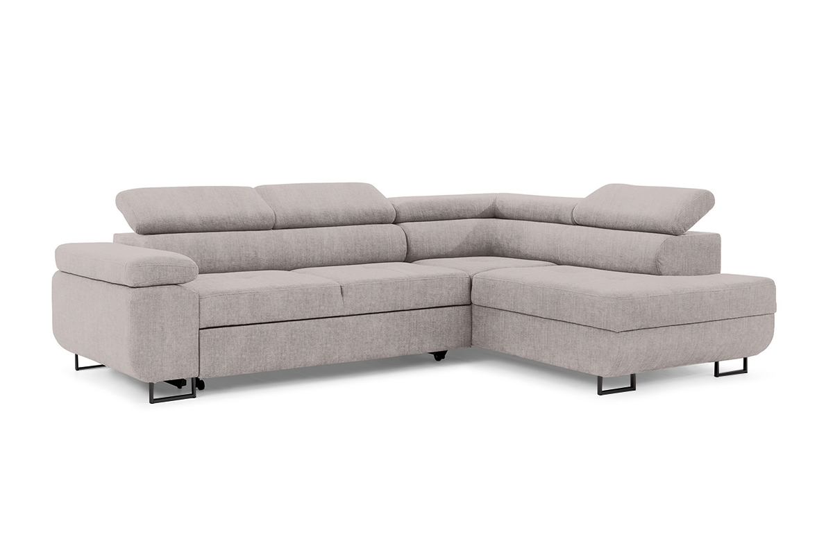 Rozkládací rohová sedací souprava Annabelle L - černé nožky Rohová sedací souprava rozkládací Annabelle L / Nohy černá