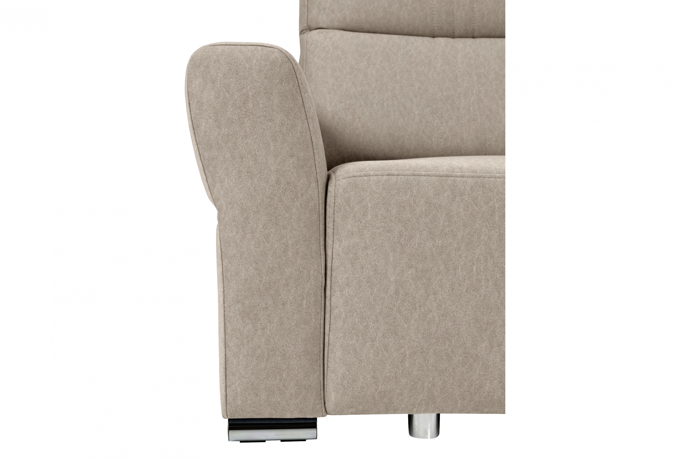 Rohová sedacia súprava Cawo II pravá s funkciou spania - béžový zamat Castel 15 Rohová sedacia súprava s funkciou spania Cawo II pravá strana  - Béžová / zamat / Castel 15