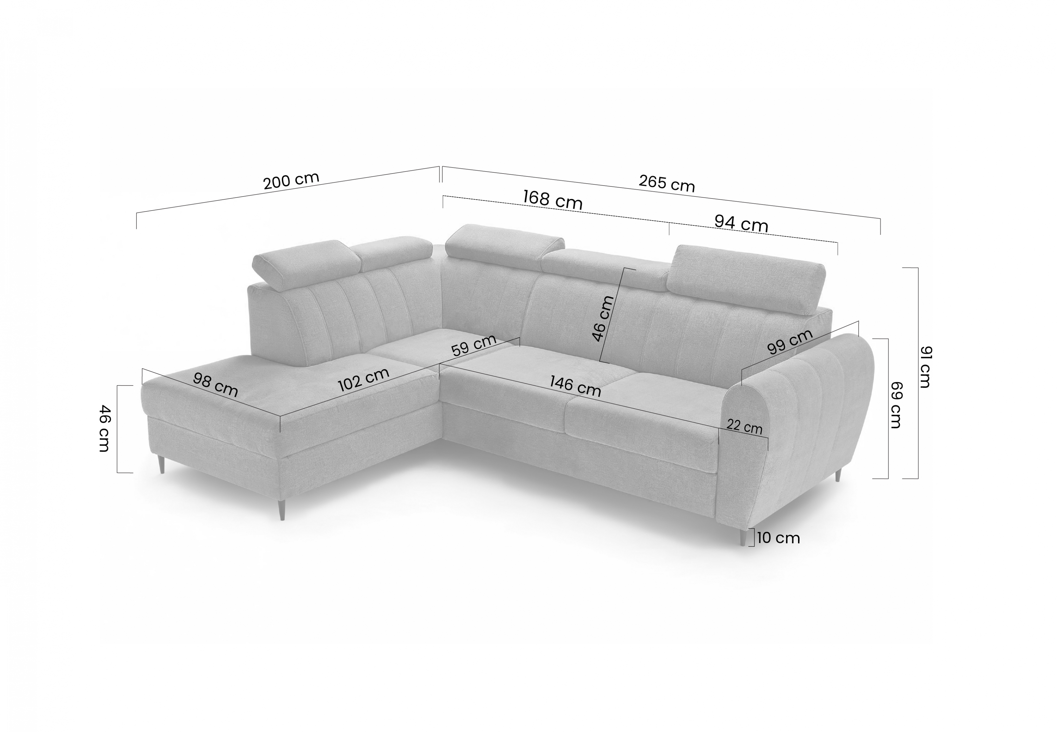 Rozkládací rohová sedací souprava Celias L pravá - zelený samet Kronos 19 Rohová sedací souprava rozkládací Celias L pravá - zelená samet Kronos 19