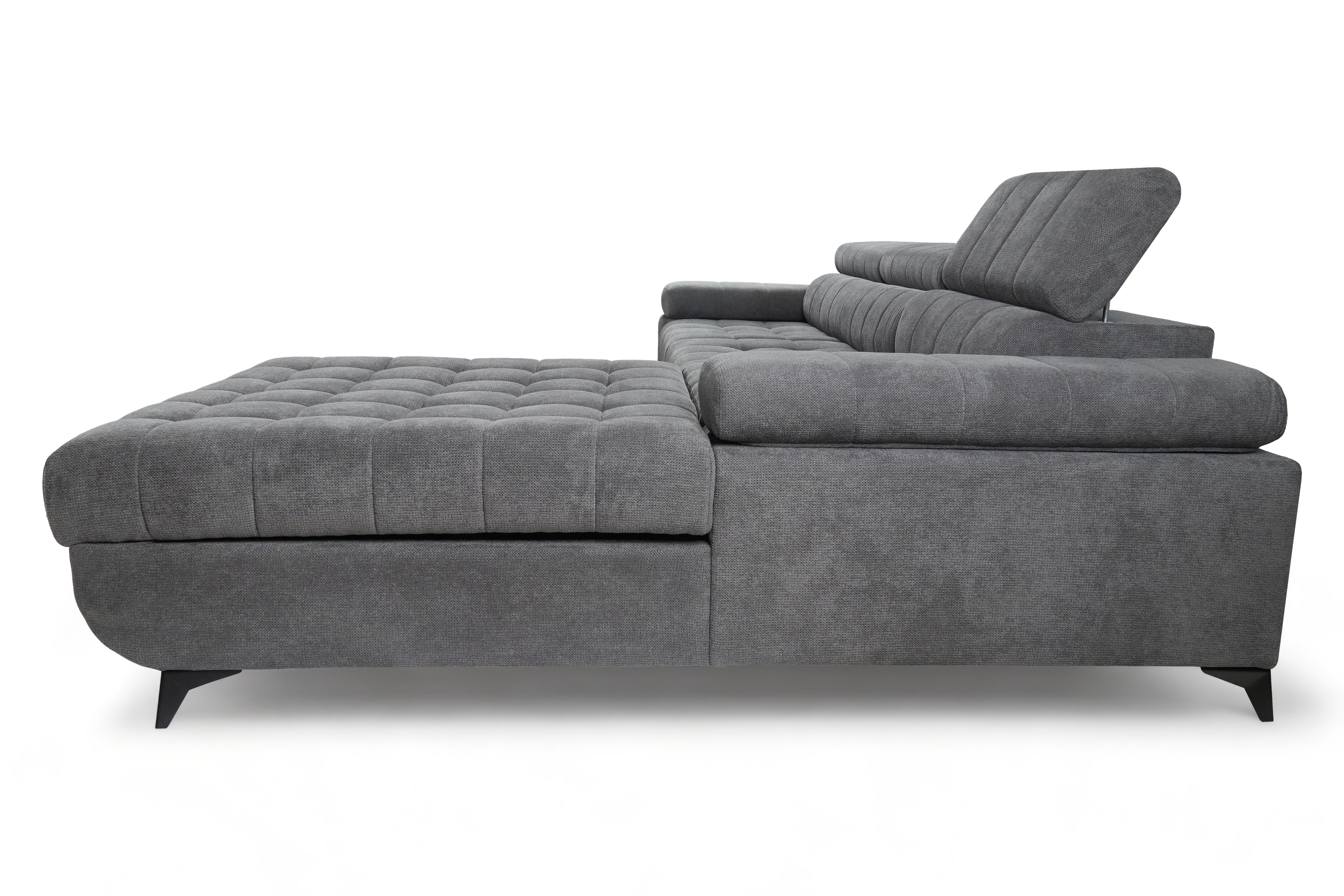 Rozkladacia rohová sedačka do obývacej izby Dragonis L II Rohová sedacia súprava s funkciou spánku Dragonis L II