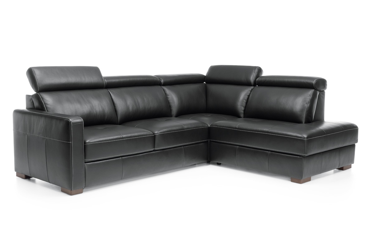 Rozkladacia rohová sedacia súprava Ergo 2,5F -E -1HT/BK Rohová rozkladacia sedačka