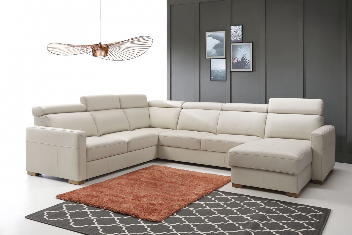 Rohová modulární sedací souprava Ergo Rohová sedací souprava rozkládací Ergo z elektryczna funckja relaks pravá