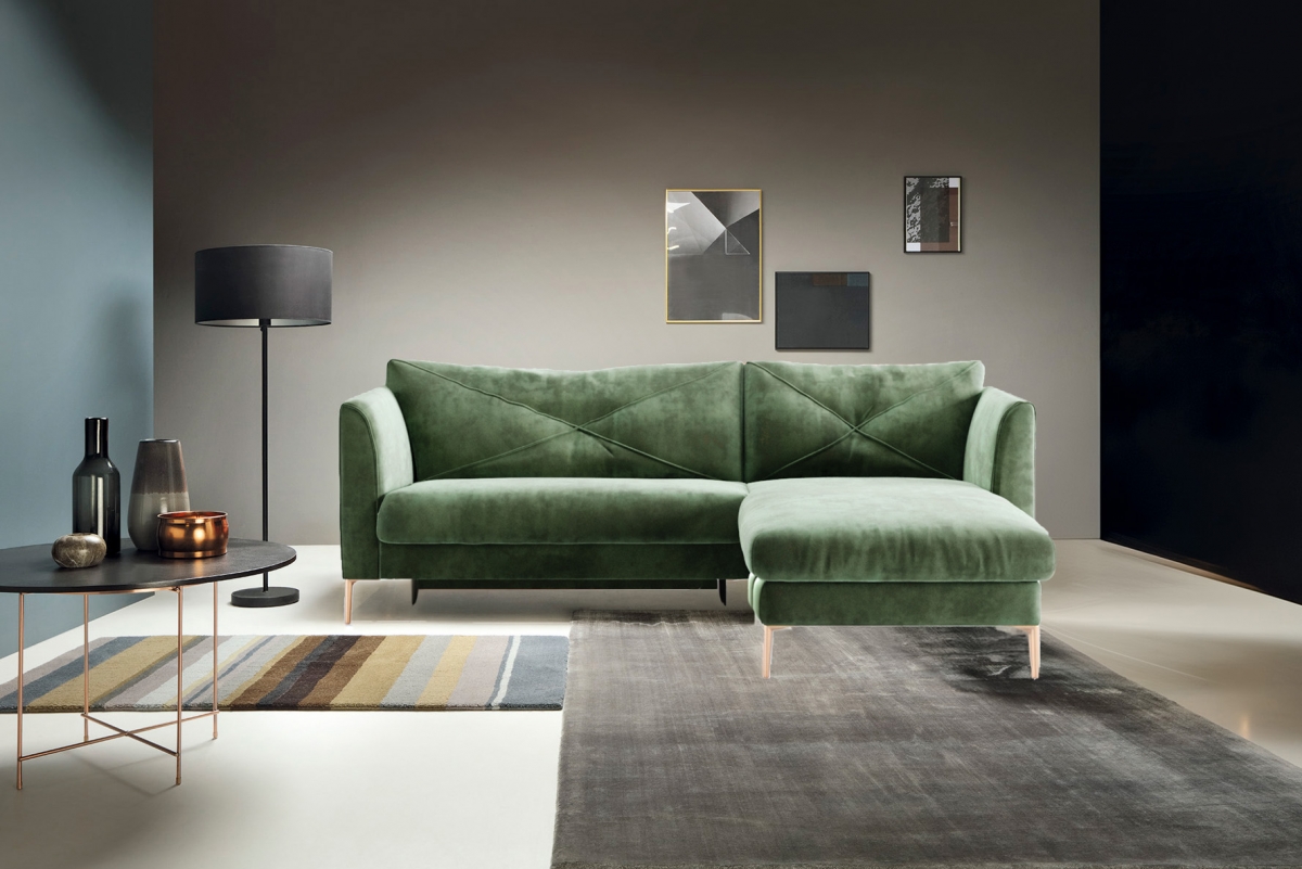 Rozkládací rohová sedací souprava Farina pravá Rohová sedací souprava rozkládací Farina pravá