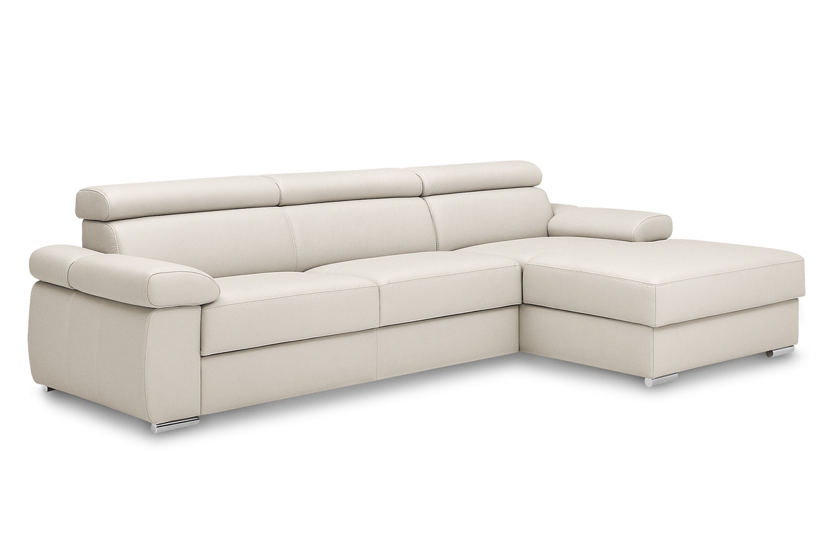 Rohová rozkládací sedací souprava Zoom B-2,5F-REC/BK s úložným prostorem Rohová sedací souprava na spaní