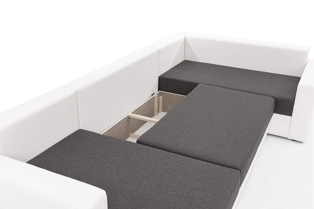 Rozkladacia rohová sedacia súprava Turias U narooznik u s úložným priestorom na posciel 