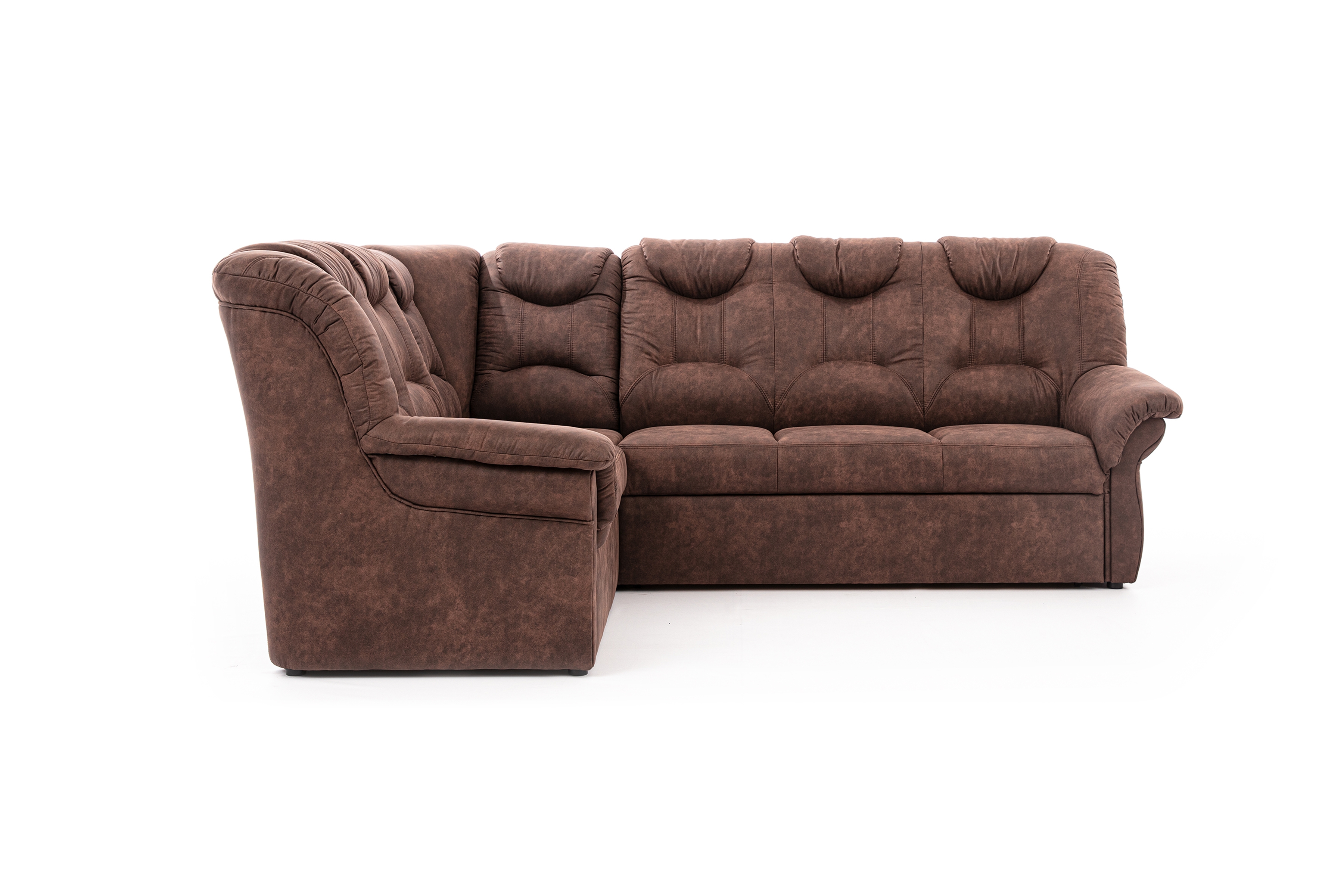 Rohová sedacia súprava ľavá Lonigo L - Hnedý Preston 24 Rohová sedacia súprava s funkciou spánku Lonigo L Ľavá strana - Hnedý Preston 24