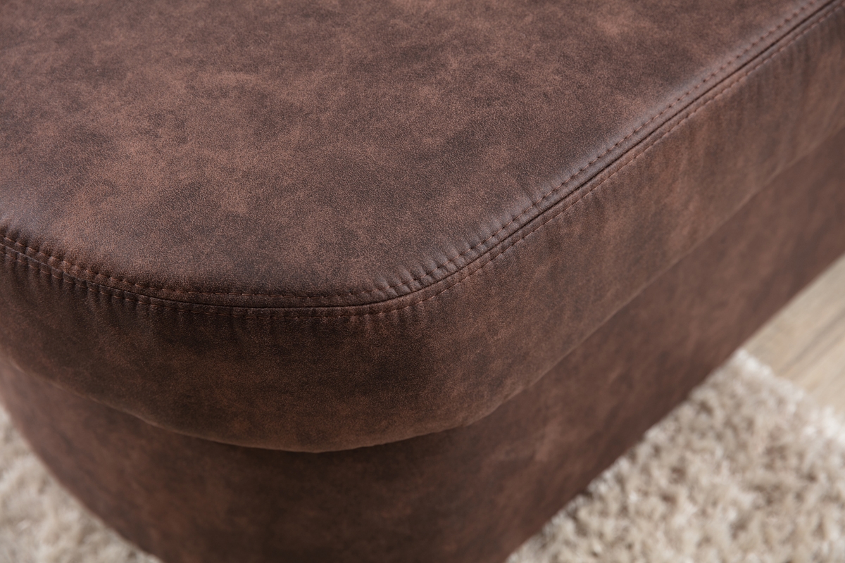 Rozkladacia rohová sedacia súprava Lonigo U ľavá - hnedý Preston 29 Hnedá látka 