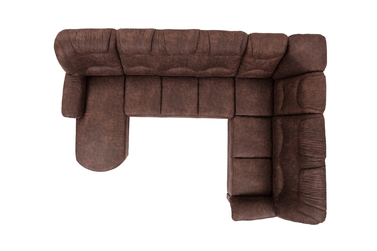 Rohová sedacia súprava Lonigo U pravá - hnedý Preston 29 Hnedý Rohová sedacia súprava u 