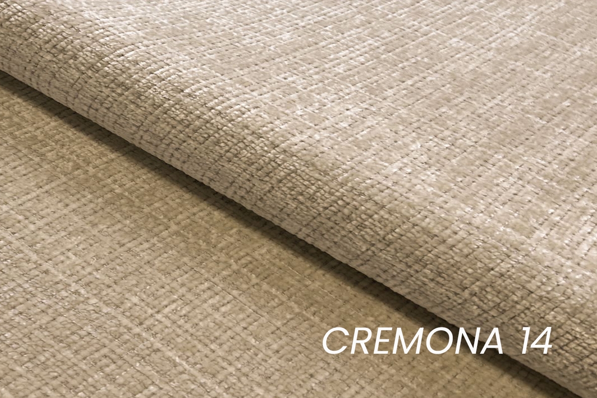 Rozkladacia rohová sedacia súprava Lotulis Mini pravá - béžová žinylka Cremona 14 Rohová sedacia súprava s funkciou spánku Lotulis Mini pravá strana - béžový šenil Cremona 14 