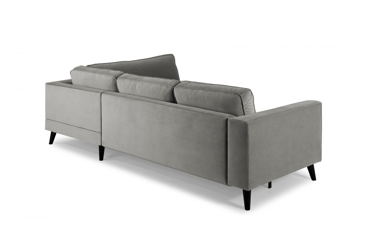 Rozkladacia rohová sedacia súprava Lumber Jack 2DL -REC/BK Rohová sedacia súprava s funkciou spania Lumber Jack pravá strana