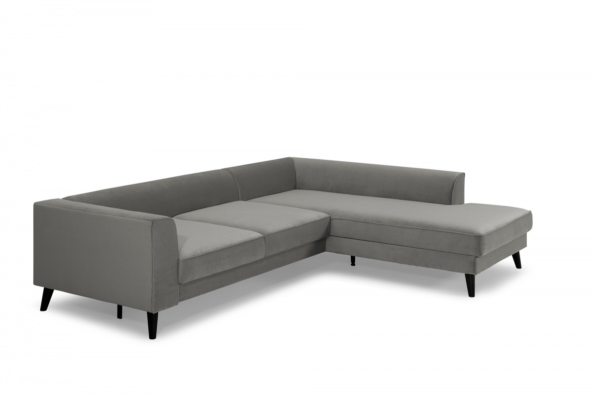 Rozkladacia rohová sedacia súprava Lumber Jack 2DL -REC/BK Rohová sedacia súprava s funkciou spania Lumber Jack pravá strana