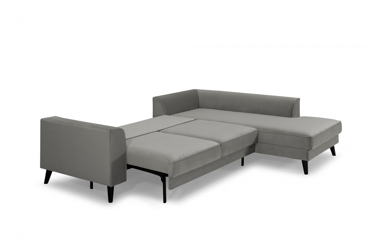 Rozkladacia rohová sedacia súprava Lumber Jack 2DL -REC/BK Rohová sedacia súprava s funkciou spania Lumber Jack pravá strana