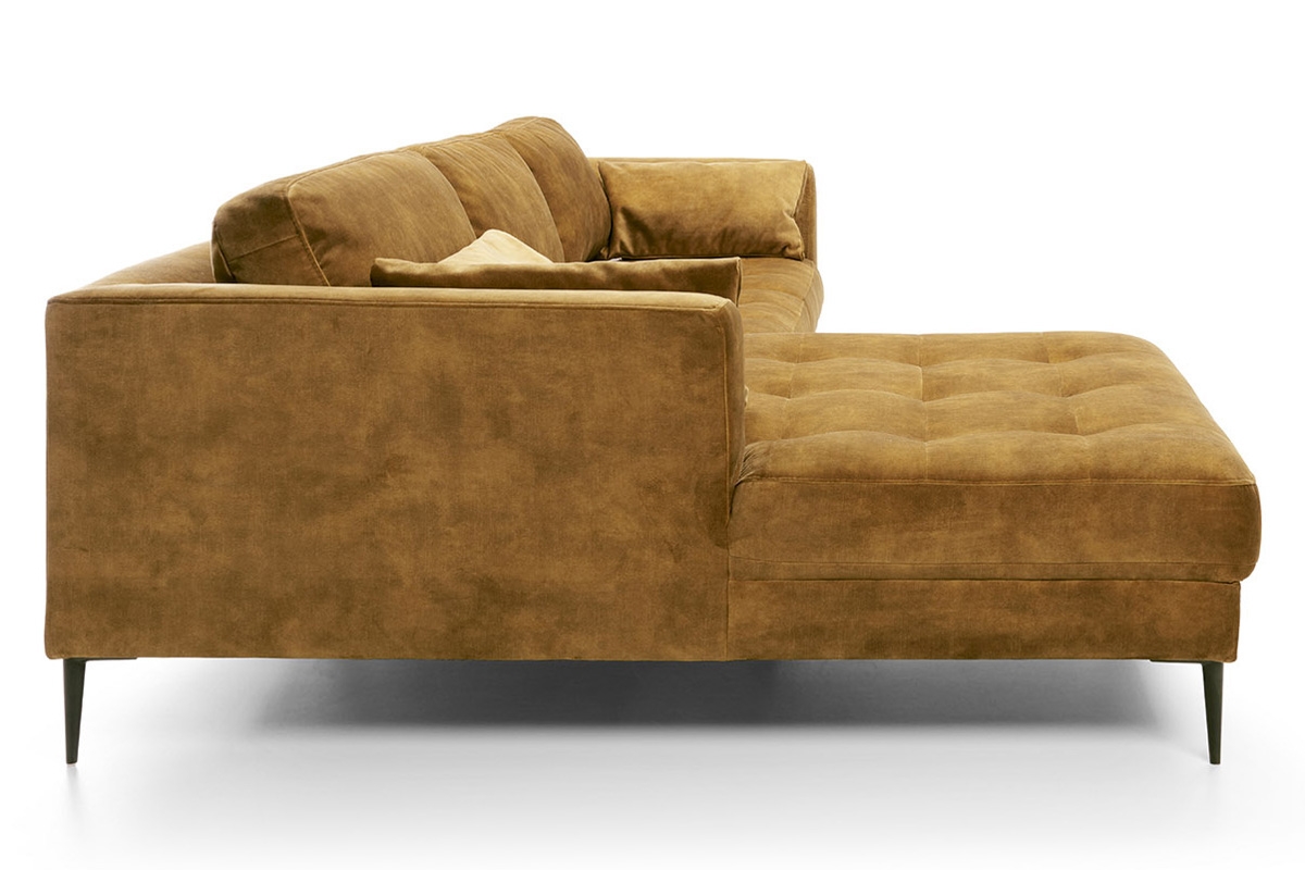 Rohová sedacia súprava ľavá rozkladacia Luzi Rohová rozkladacia sedačka Luzi REC/BK-2DL