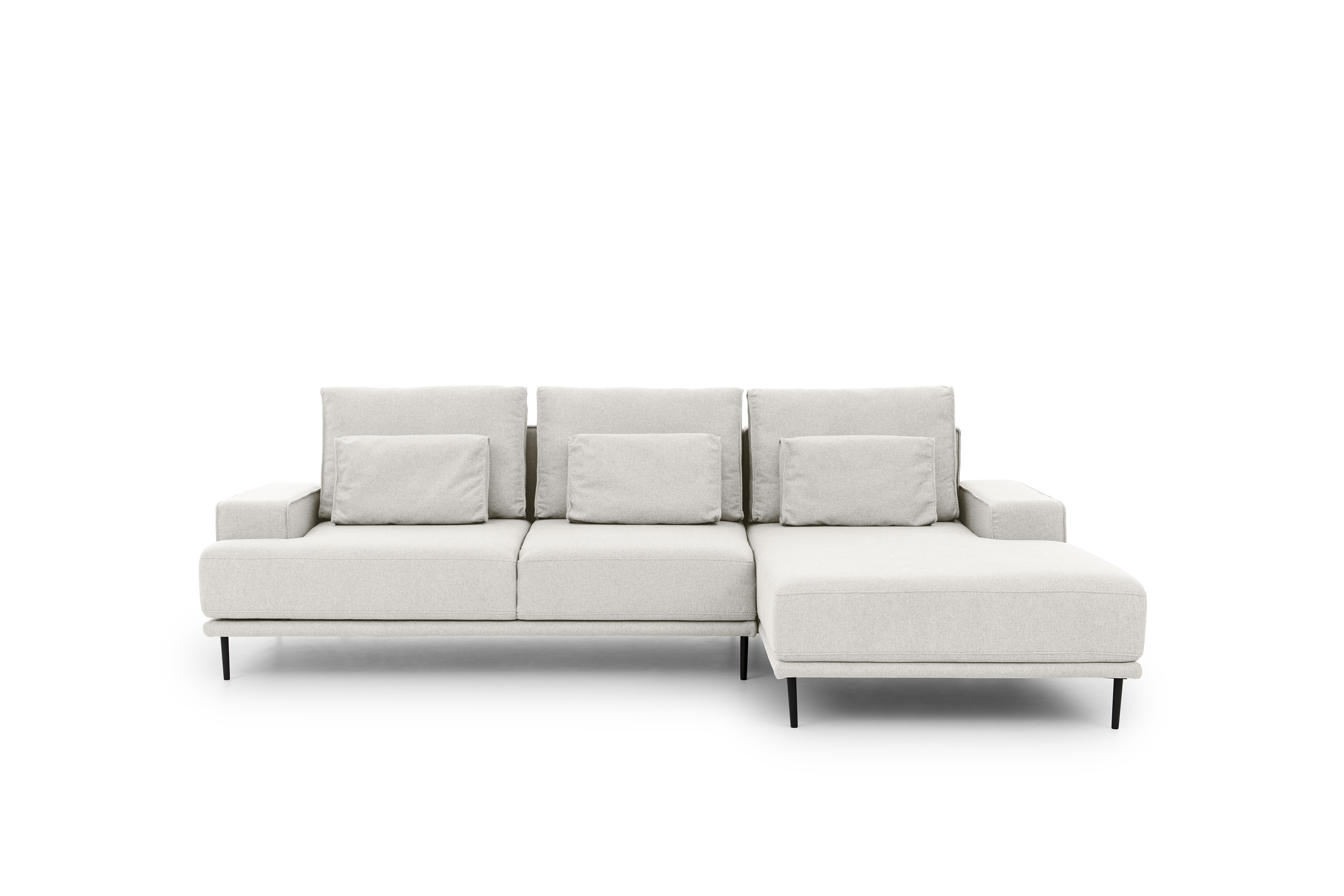 Moderná Rozkladacia rohová sedacia súprava Nicole Mini Rohová sedacia súprava s funkciou spánku Nicole Mini