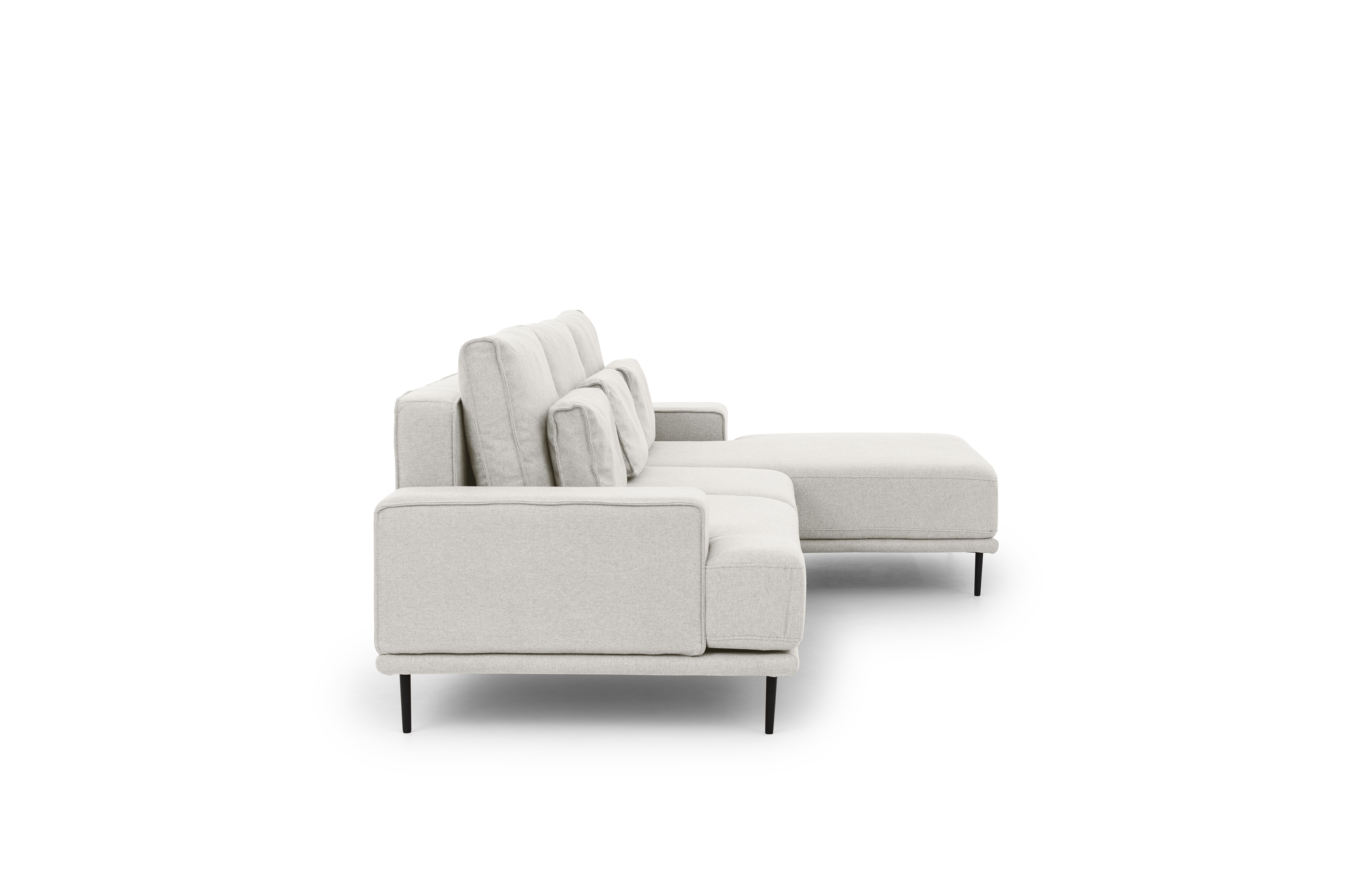 Moderná Rozkladacia rohová sedacia súprava Nicole Mini Rohová sedacia súprava s funkciou spánku Nicole Mini