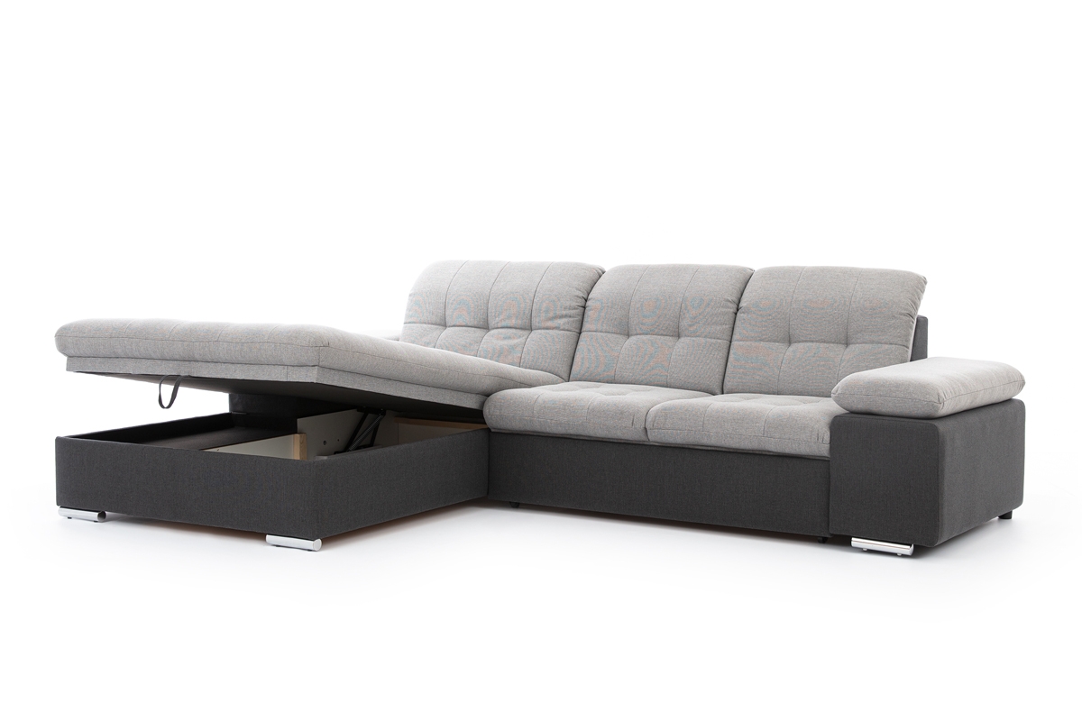 Rozkladacia rohová sedacia súprava Palermo Mini ľavá - Inari 91 / 95 Rohová sedacia súprava s úložným priestorom na posciel 