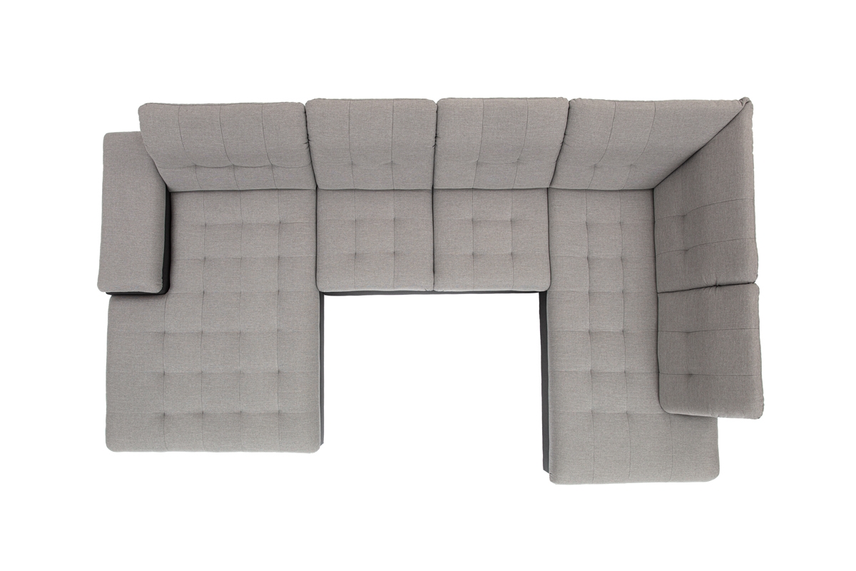 Rohová sedacia súprava Palermo U - látka Inari 91 + 95, ľavá Rohová sedacia súprava z otomana s operadlom 