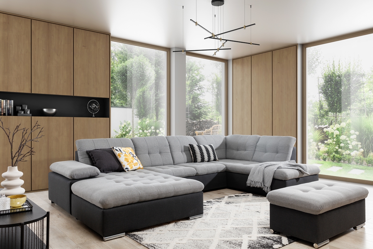 Rohová sedacia súprava Palermo U - látka Inari 91 + 95, ľavá Rohová sedacia súprava do duzego salonu 