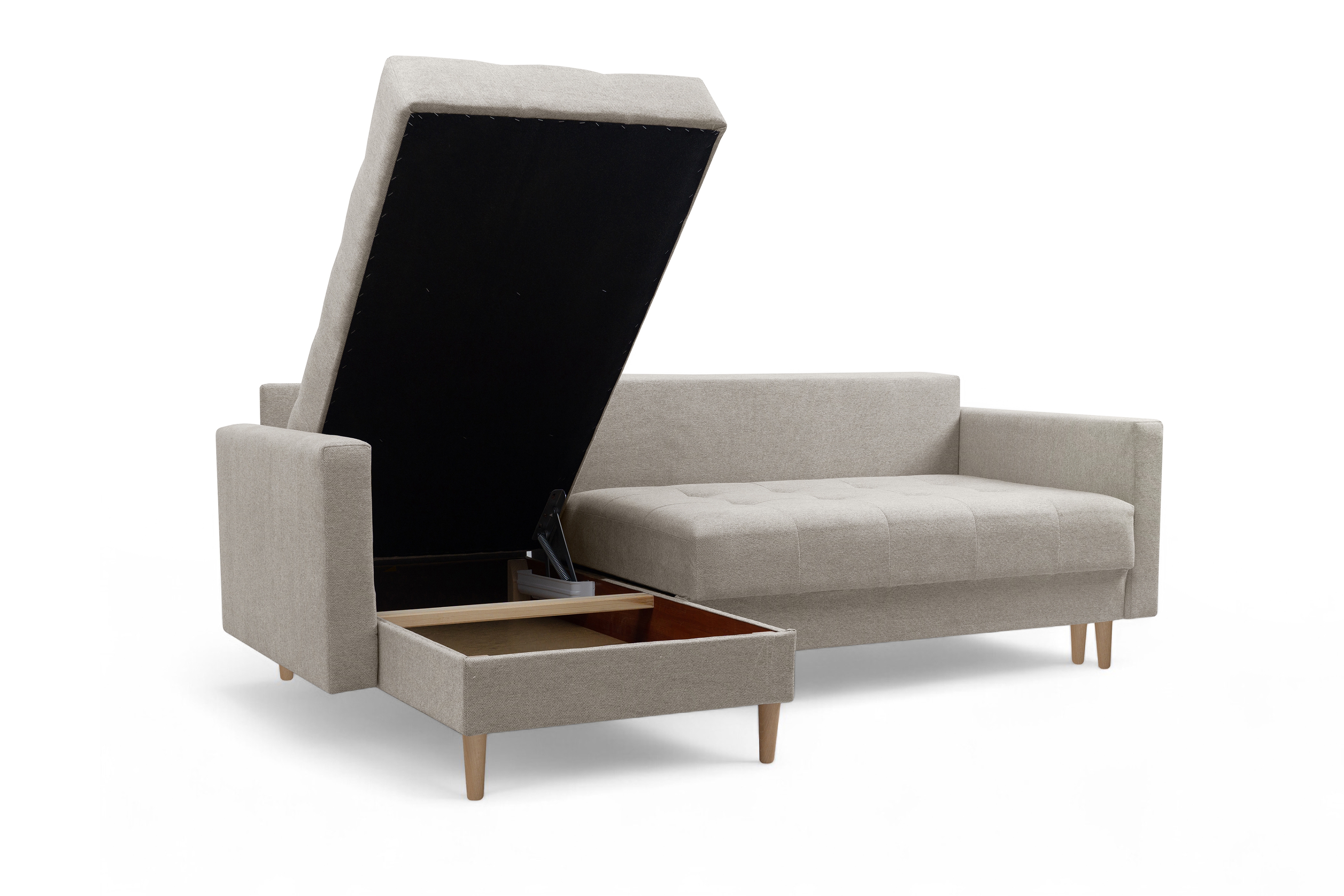 Rozkladacia rohová sedacia súprava Romano L Rohová sedacia súprava s funkciou spánku Romano L