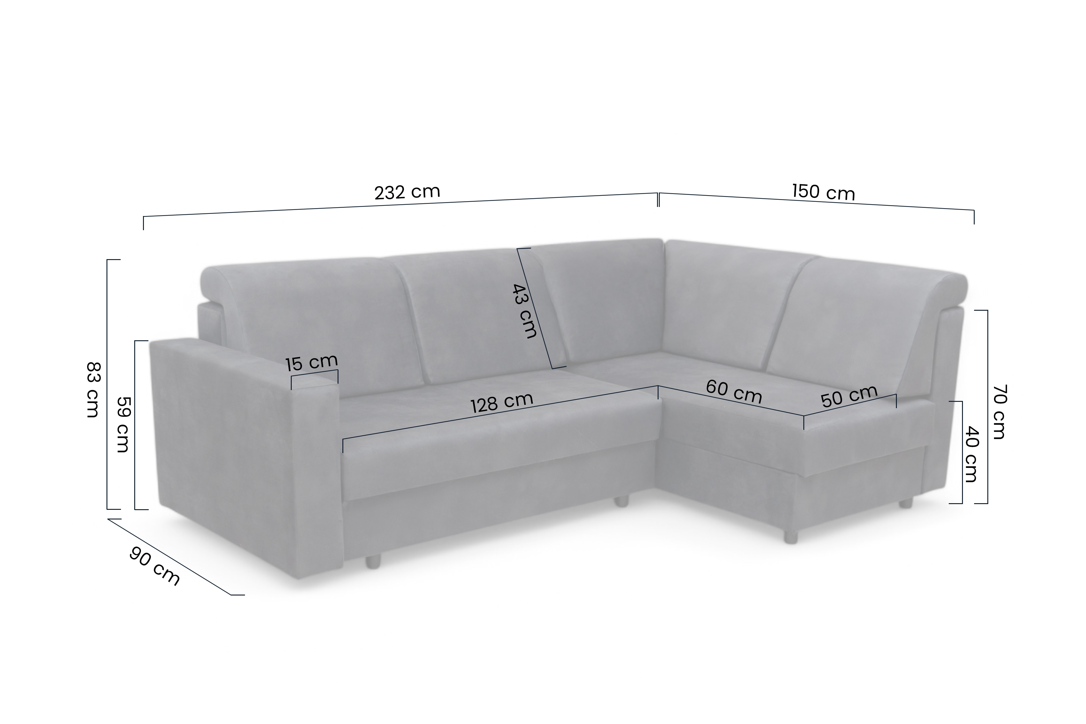 Rozkládací rohová sedací souprava Sevio Rohová sedací souprava rozkládací Sevio 