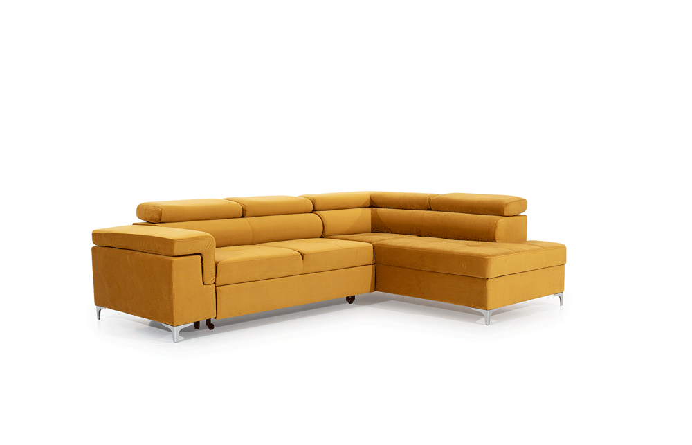 Set de canapea de colț cu funcție de dormit Trego L  funkční Rohová sedací souprava do velkého obývacího pokoje