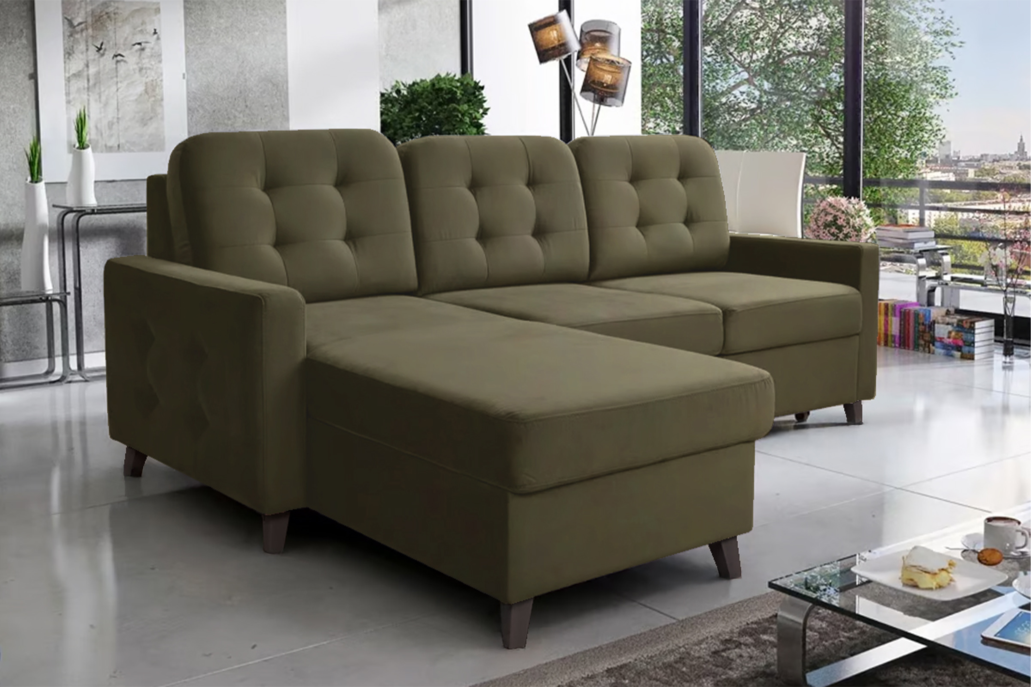 Rozkládací rohová sedací souprava Vanisa Mini Rohová sedací souprava rozkládací Vanisa Mini