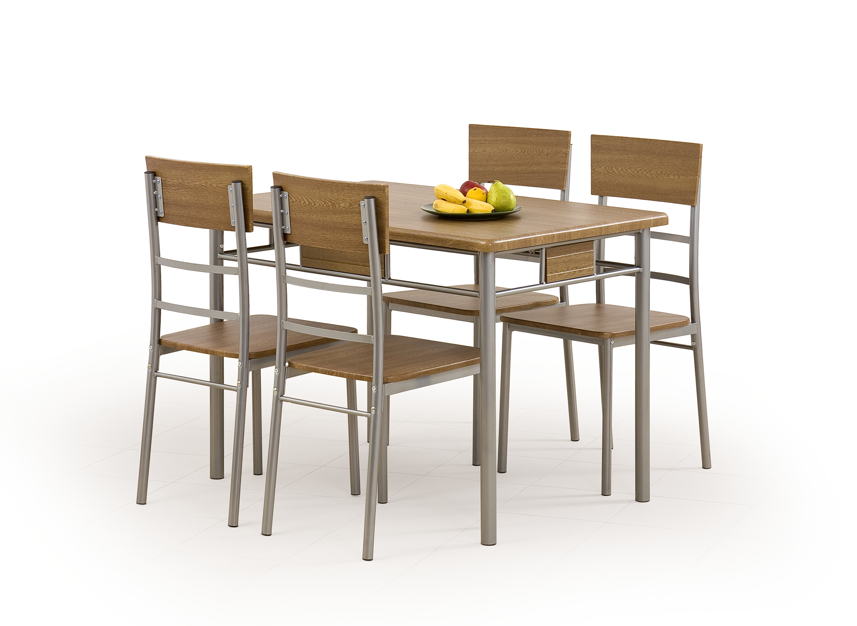 Set masă NATAN + 4 scaune (1 buc = 1 pachet) NATAN Komplet stůl + 4 Židle (1kpl=1balík)