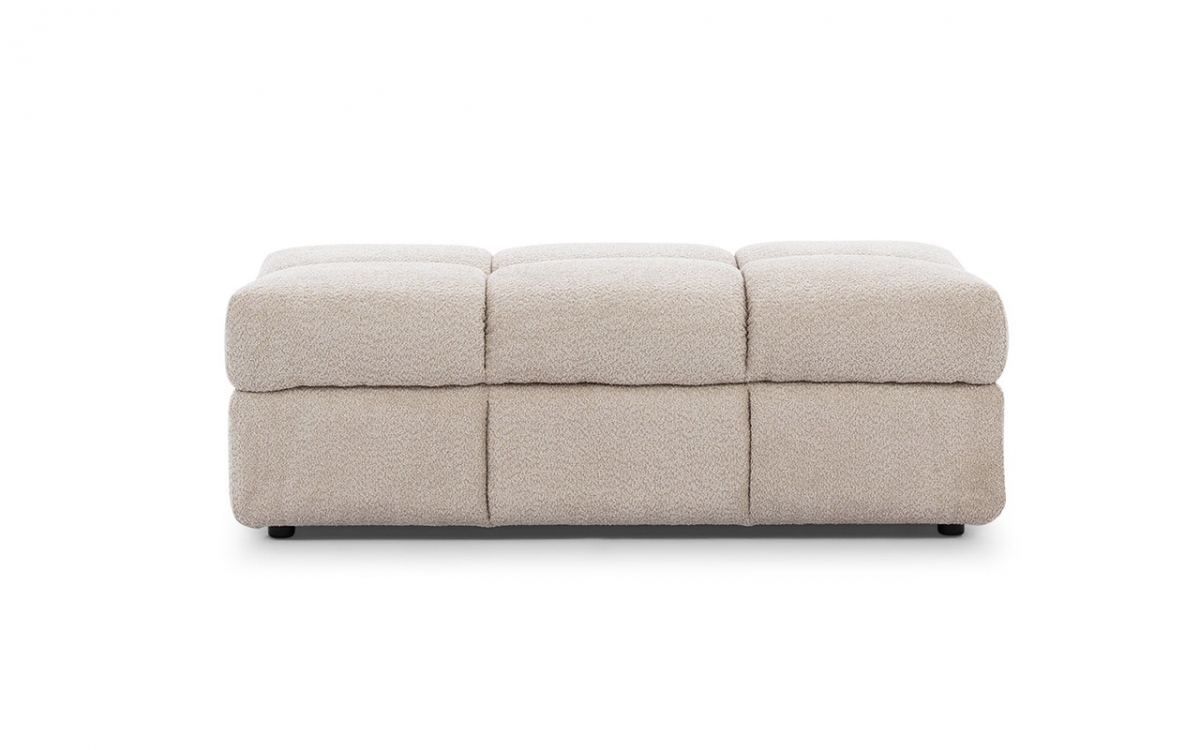 Moderný taburet Magnelio Taburet s prešívaním 