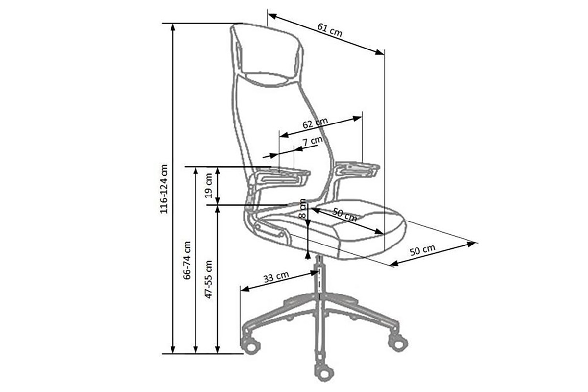 Kancelářská židle Franklin s područkami - černá / šedá / bílá moderní Kancelářske křeslo Franklin z podlokietnikami - Černý / Popelový / Bílý