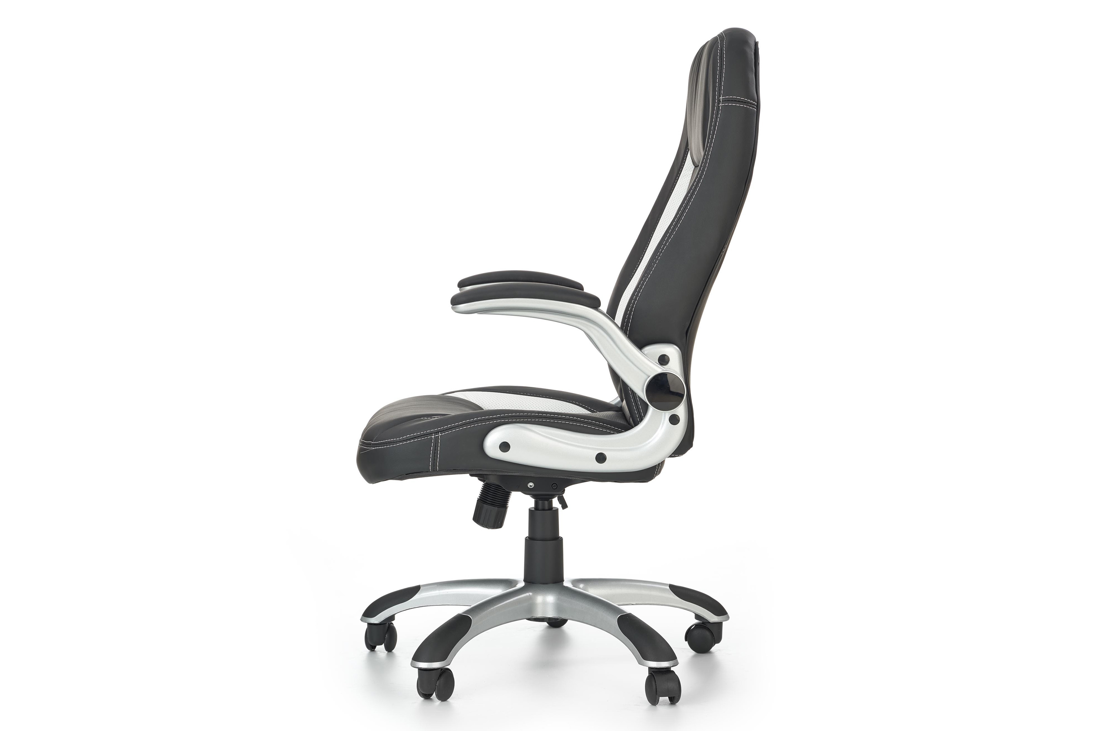 Kancelářské křeslo Samaro s područkami - černý moderní Kancelářske křeslo Saturn z podlokietnikami - Černý