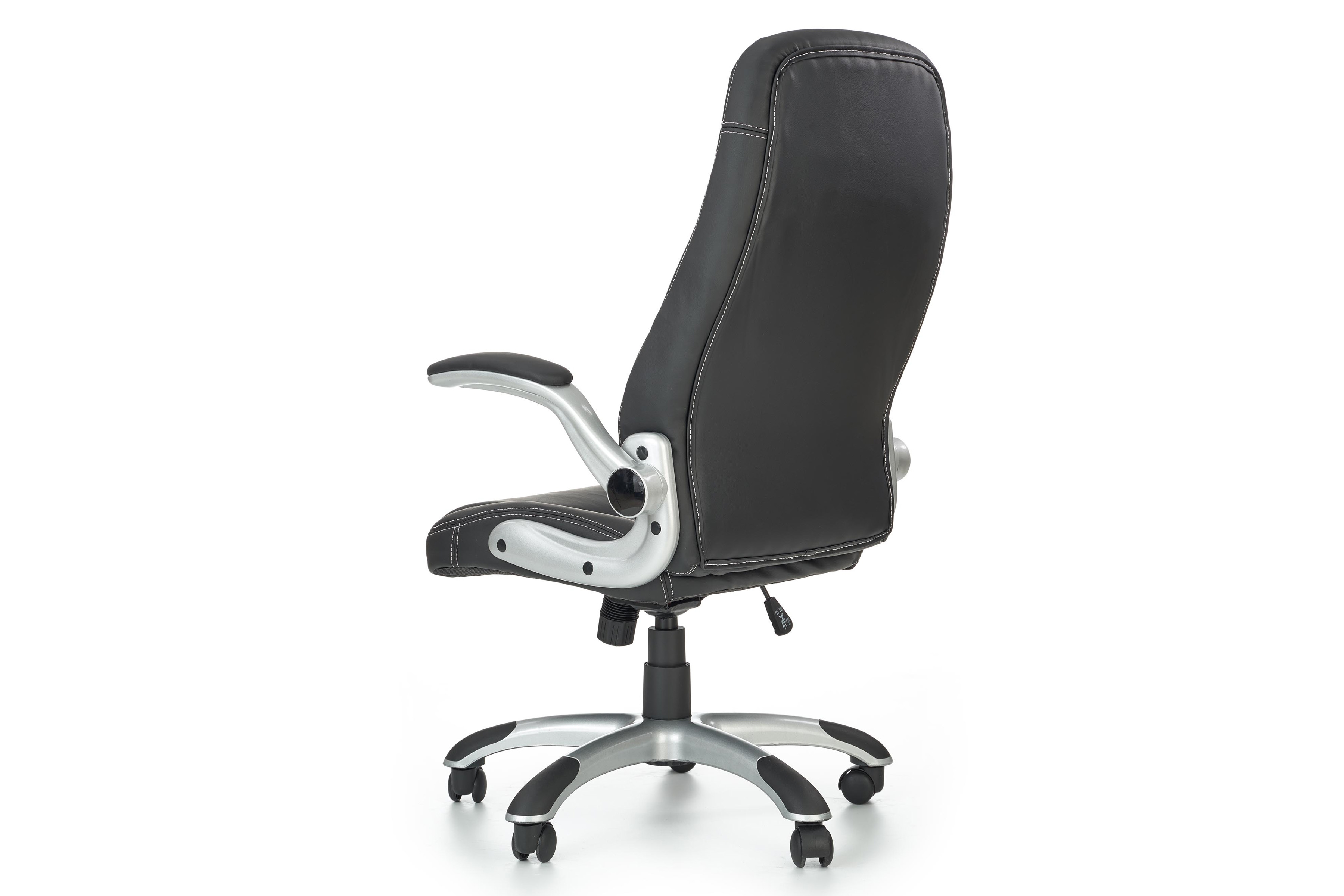 Kancelářské křeslo Samaro s područkami - černý moderní Kancelářske křeslo Saturn z podlokietnikami - Černý