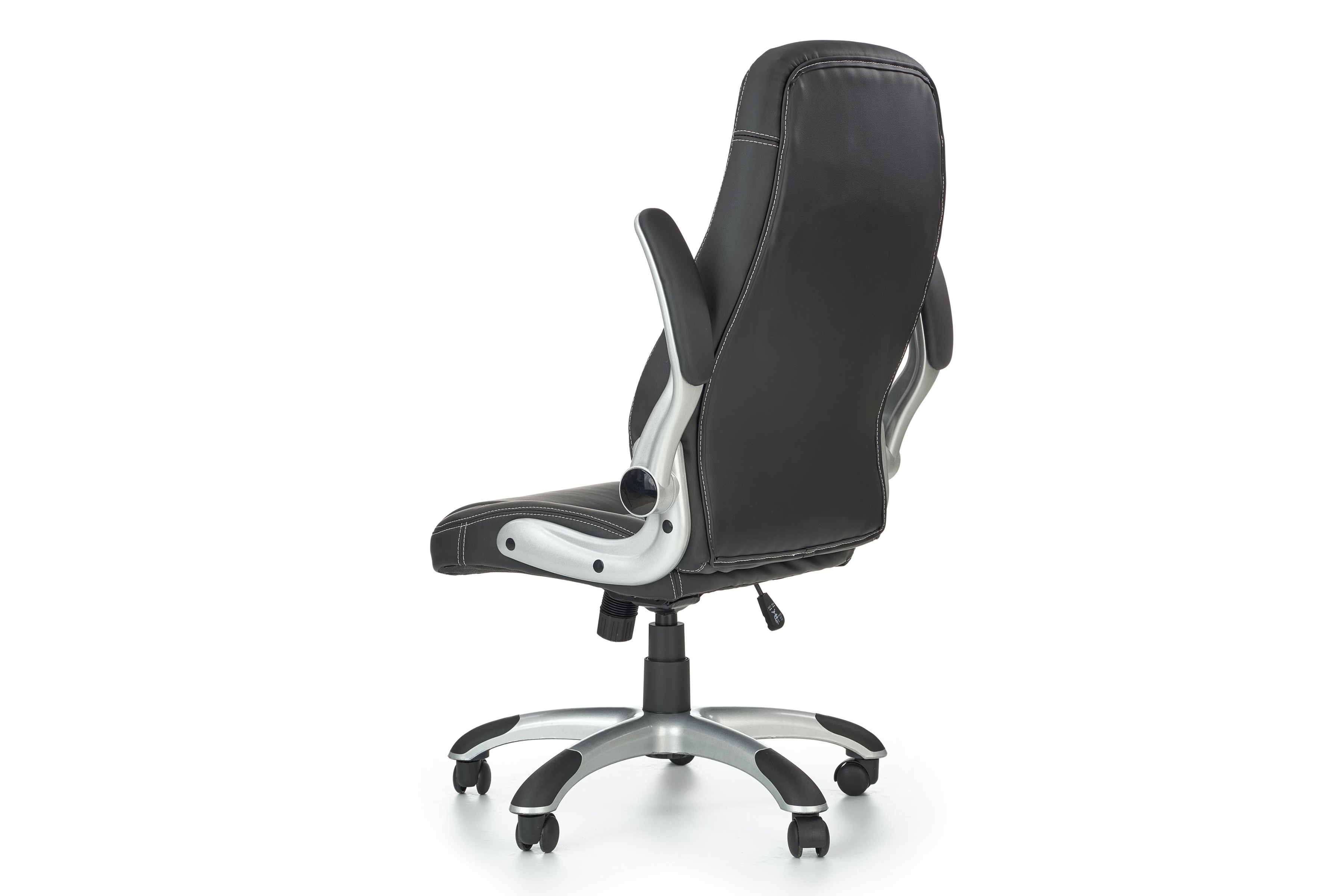 Kancelářské křeslo Samaro s područkami - černý moderní Kancelářske křeslo Saturn z podlokietnikami - Černý